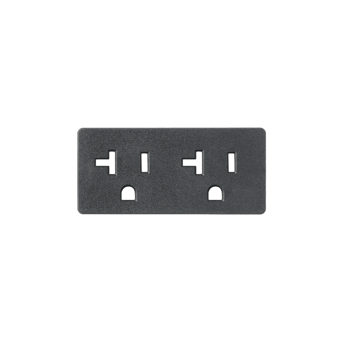 Prado 9001-1021 Outlet Cover Plate in Graphite