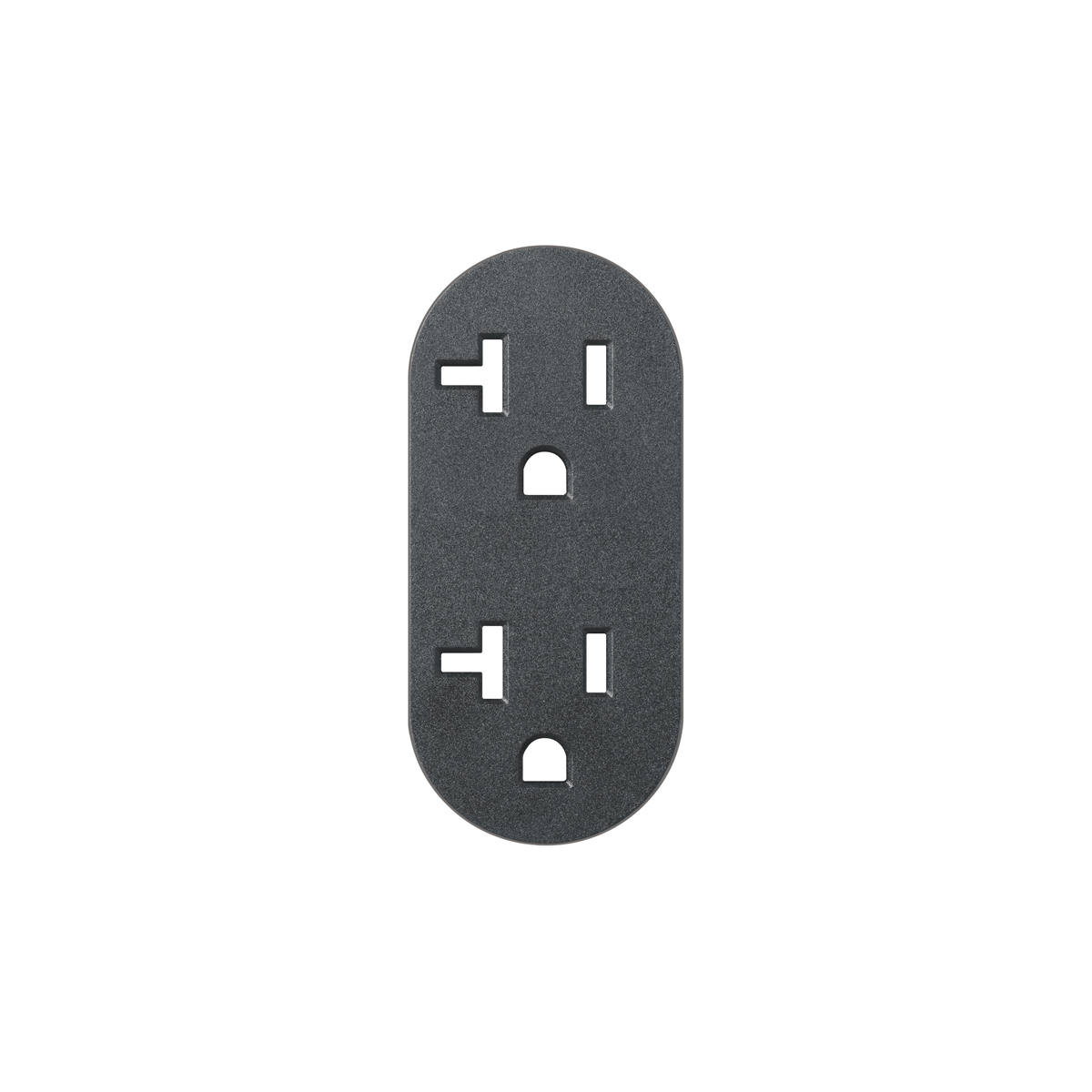 Prado 9100-0141 Outlet Cover Plate in Graphite
