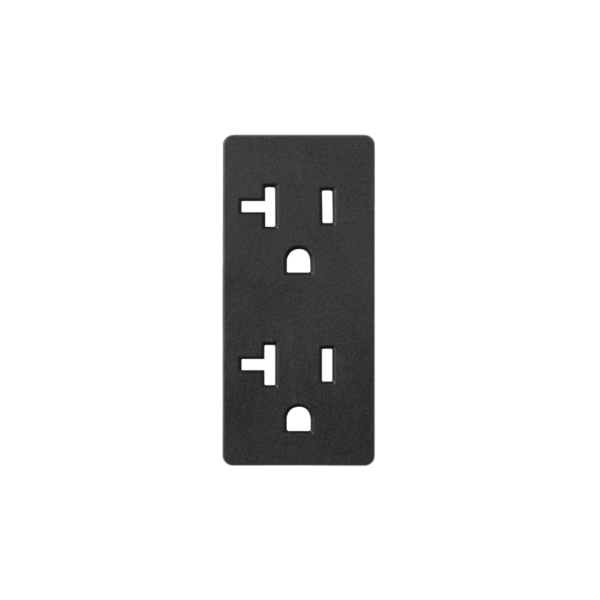 Prado 9100-0201 Outlet Cover Plate in Black