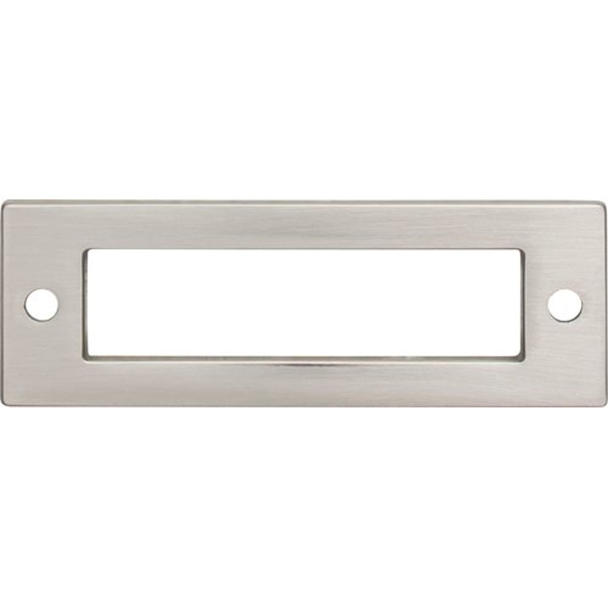 Top Knobs TK923BSN Hollin Backplate in Brushed Satin Nickel