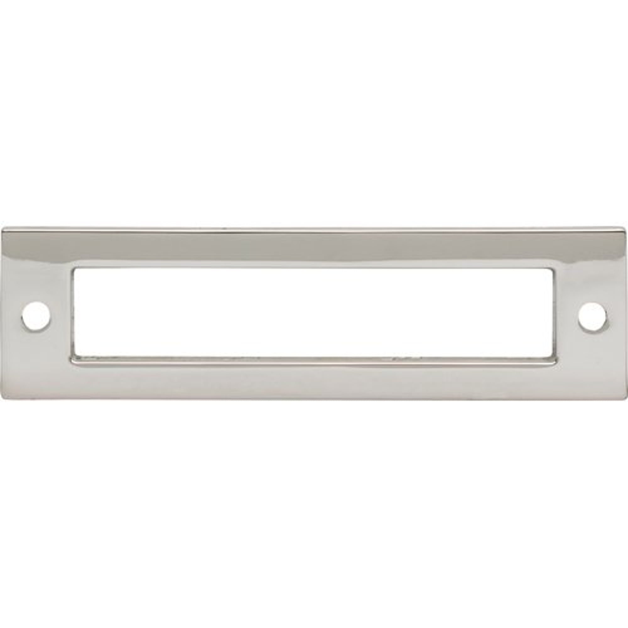 Top Knobs TK924PN Hollin Backplate in Polished Nickel
