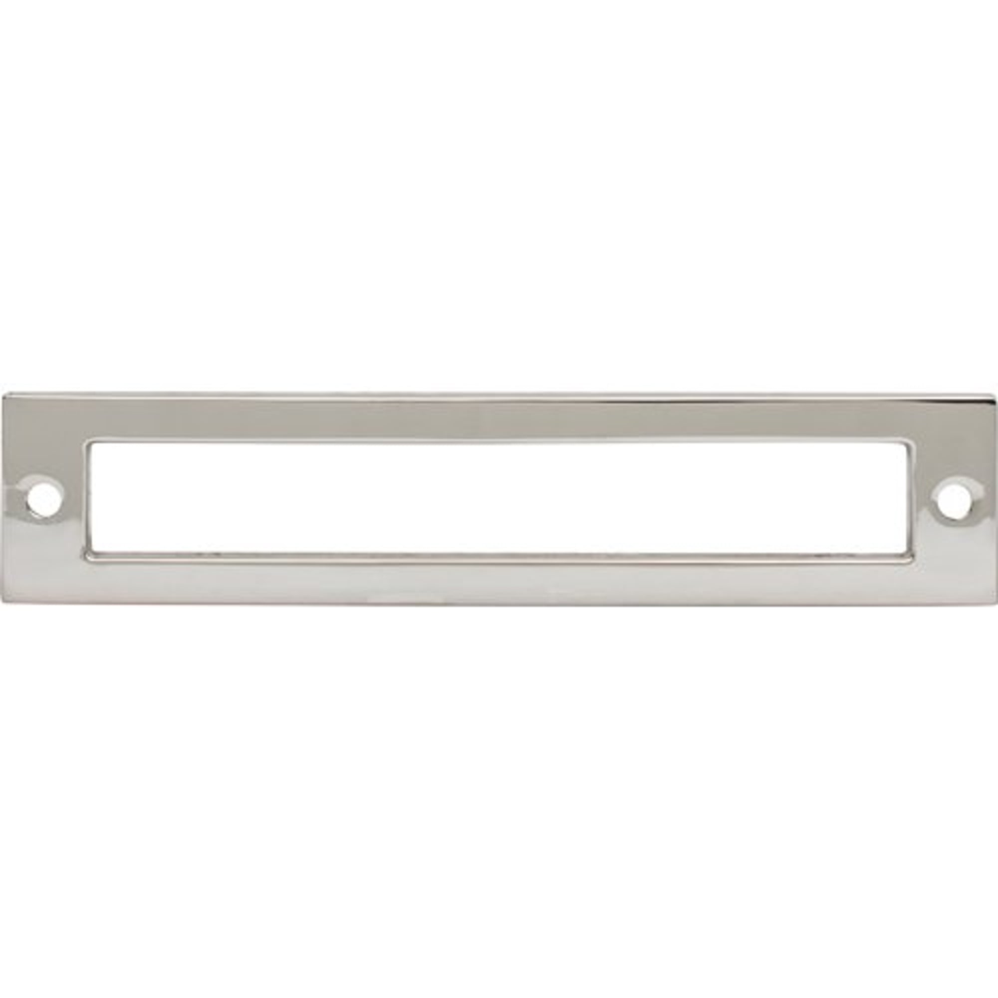 Top Knobs TK925PN Hollin Backplate in Polished Nickel