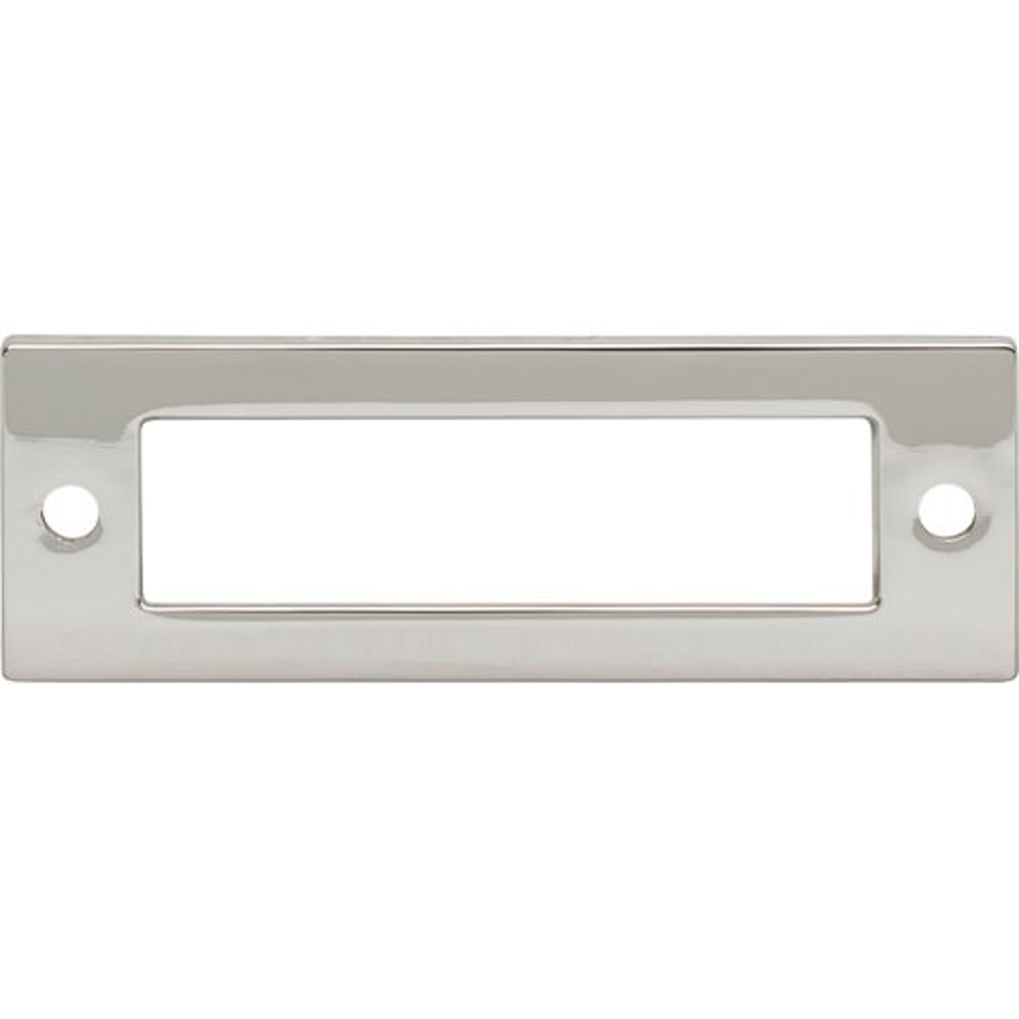 Top Knobs TK923PN Hollin Backplate in Polished Nickel