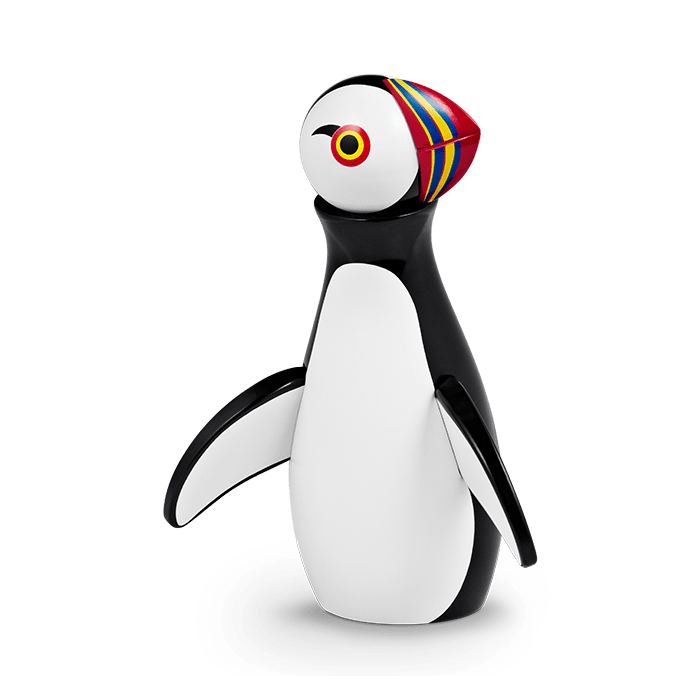 Kay Bojesen 39420 Figurine en bois macareux multicolore