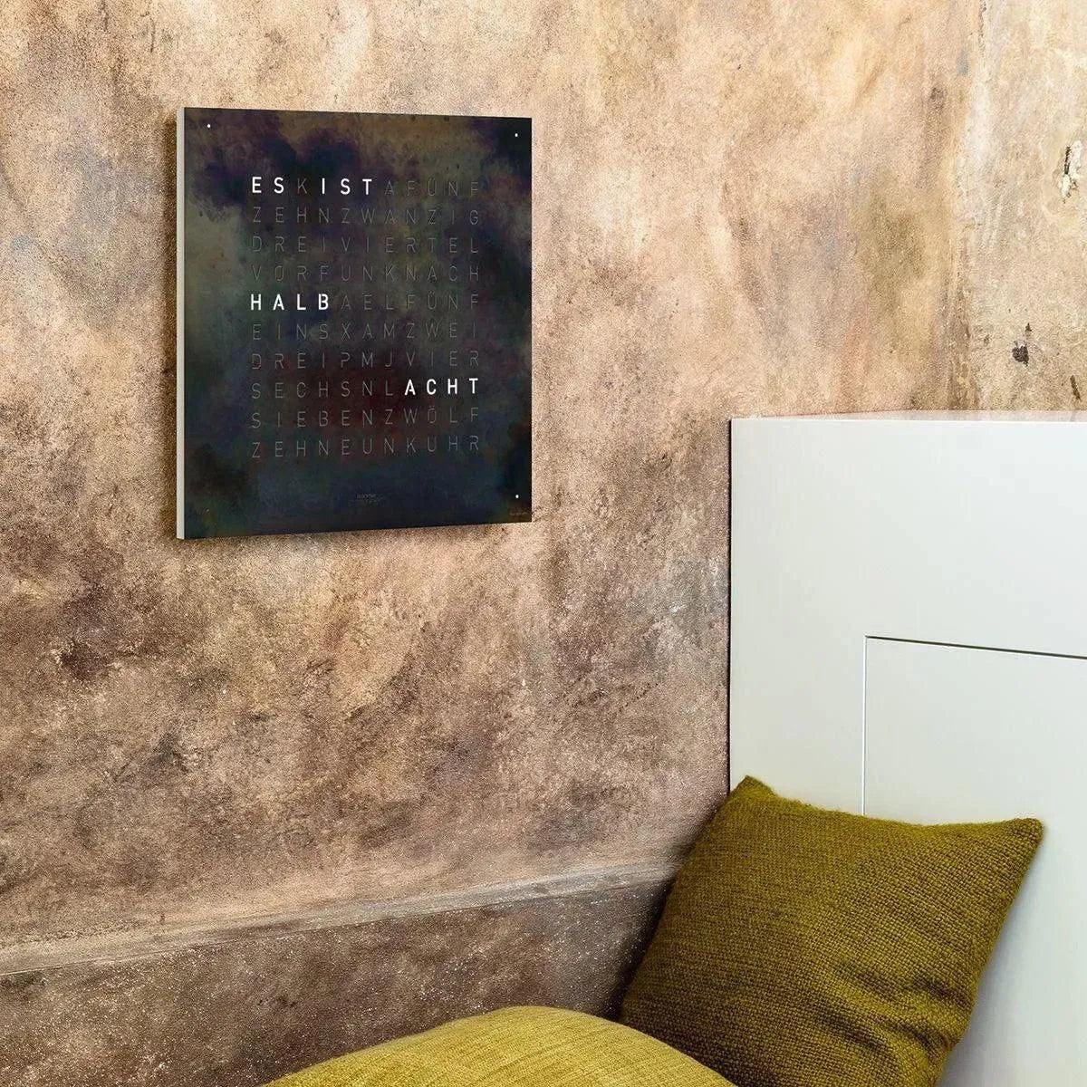 Qlocktwo - QLOCKTWO CLASSIC Raw Iron Creator's Edition Wall Clock - QT-CLASSIC-CE-FR-RI | Montreal Lighting & Hardware