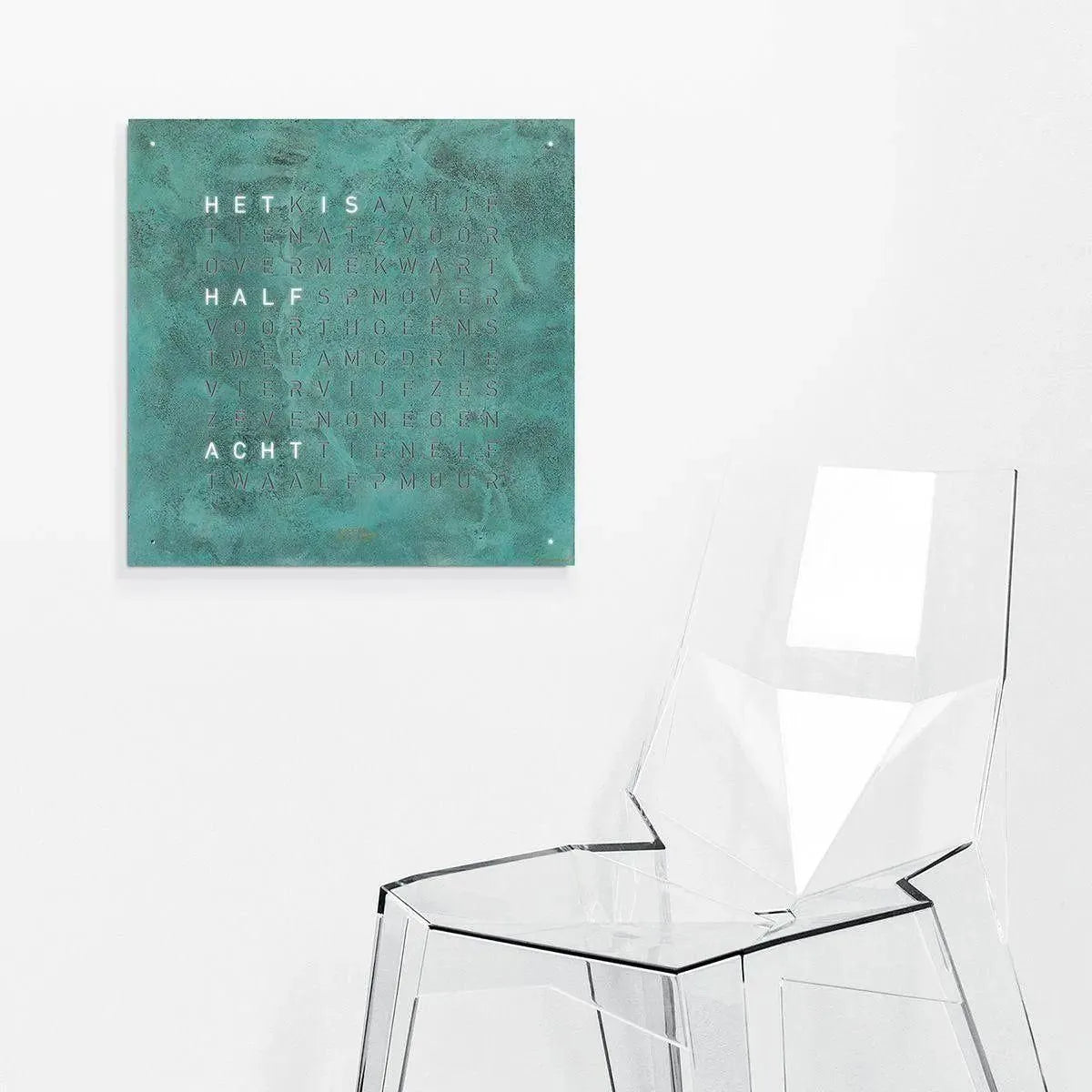 Qlocktwo - QLOCKTWO CLASSIC Vintage Copper Creator's Edition Wall Clock - QT-CLASSIC-CE-FR-VC | Montreal Lighting & Hardware