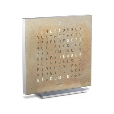 QLOCKTWO TOUCH Silver & Gold Creator's Edition Wall Clock