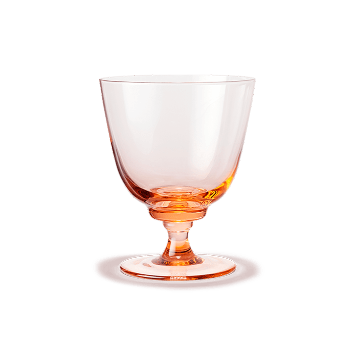 Holmegaard 4300487 Flow Glass on Foot in Champagne