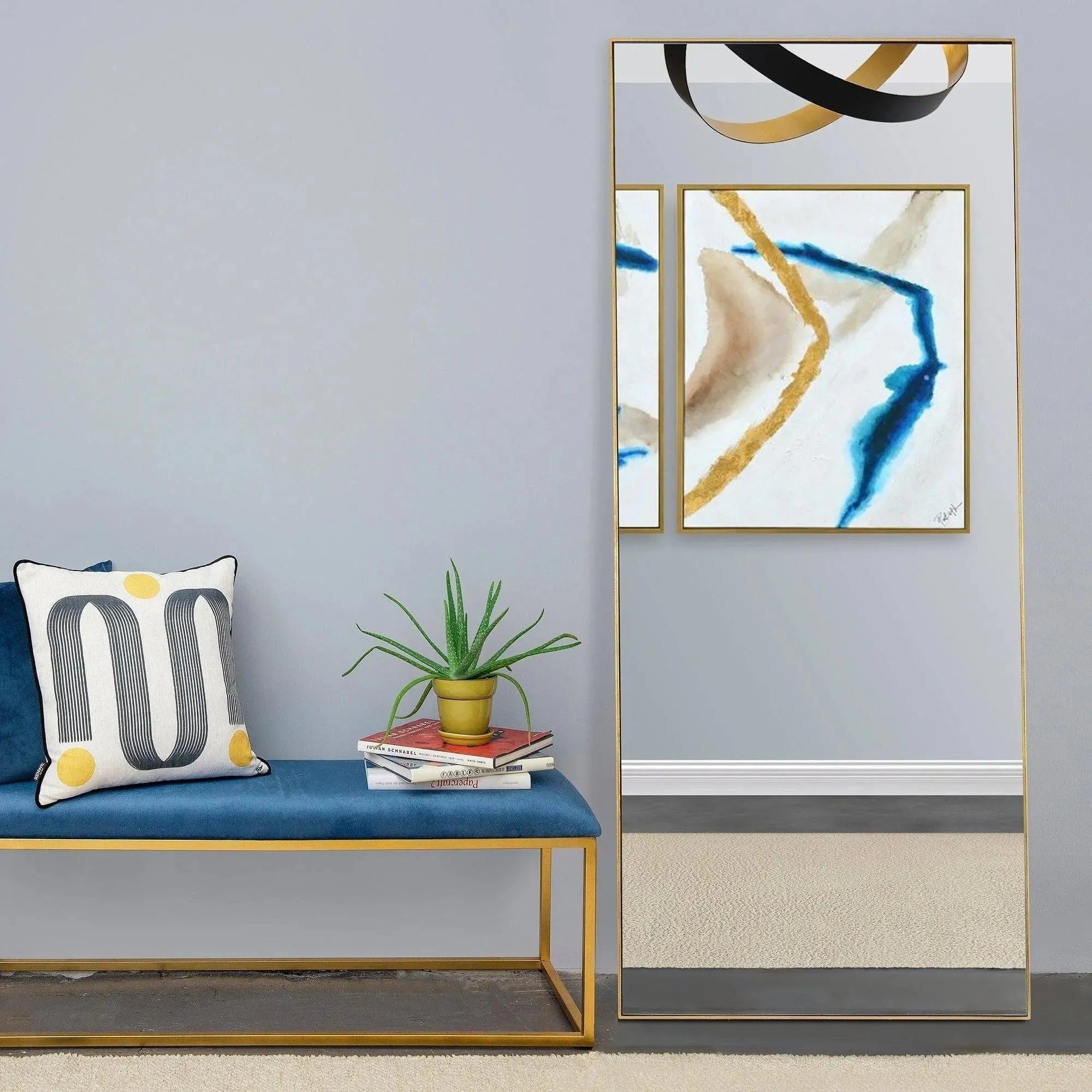 Renwil - Crosland Rectangle Mirror - MT2056 | Montreal Lighting & Hardware