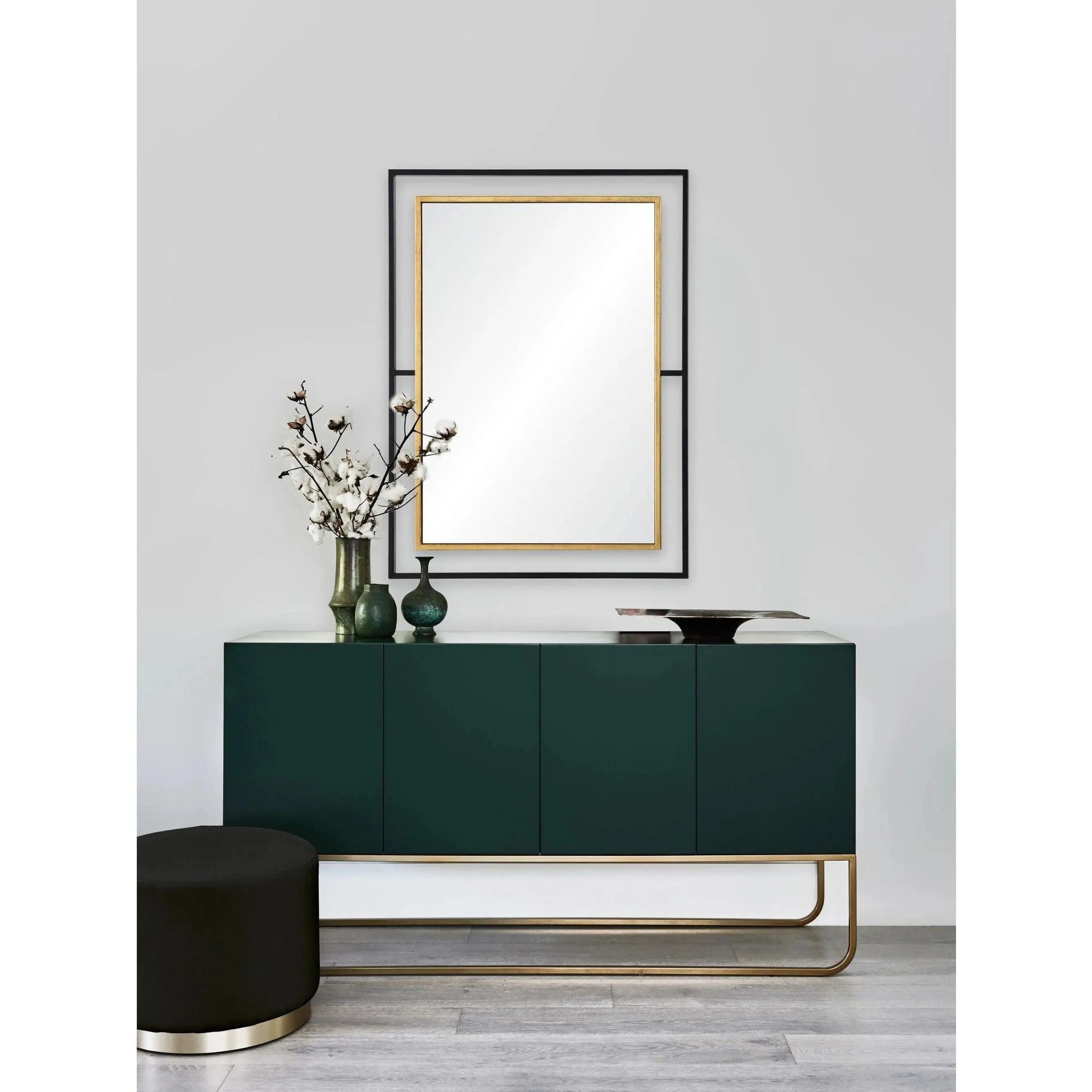 Renwil - Gray Rectangle Mirror - MT2244 | Montreal Lighting & Hardware