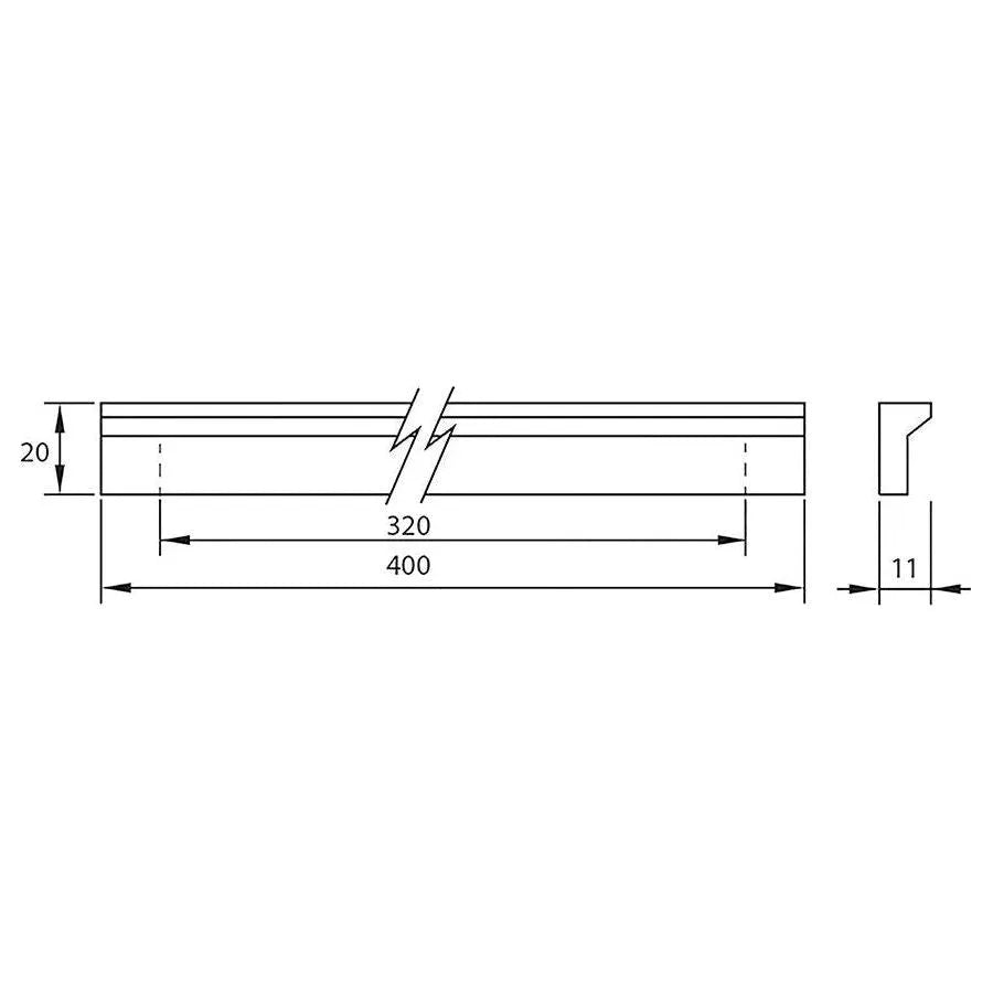 Rocheleau - V78 Pull - POI-V78-160-L01 | Montreal Lighting & Hardware