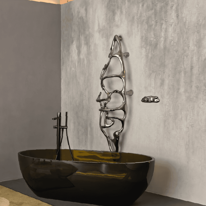 P&Bhusri S1-M-PWH-N Boat of Sage Medium Towel Warmer in Porcelain White