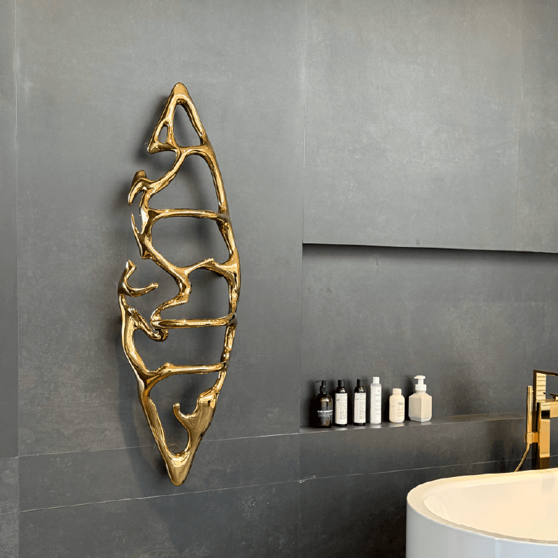 P&Bhusri S1-M-PWH-N Boat of Sage Medium Towel Warmer in Porcelain White
