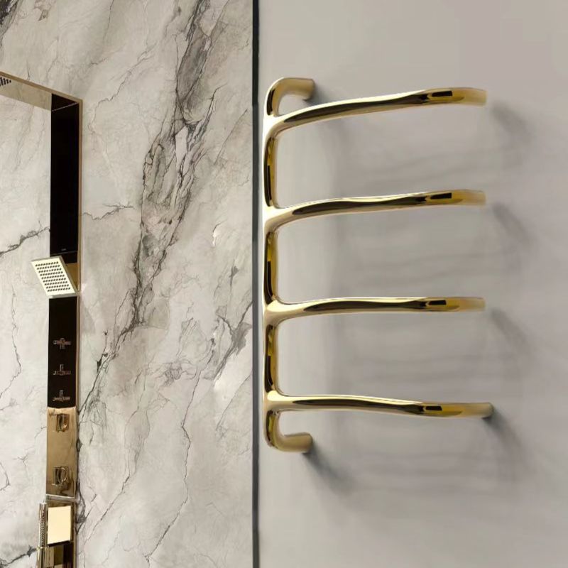 P&Bhusri S8-M-PWH-N Tuscany Glimmer Towel Warmer in Porcelain White