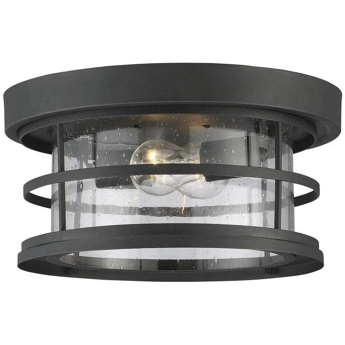 Savoy House - Barrett Two Light Flush Mount - 5-369-13-BK | Montreal Lighting & Hardware
