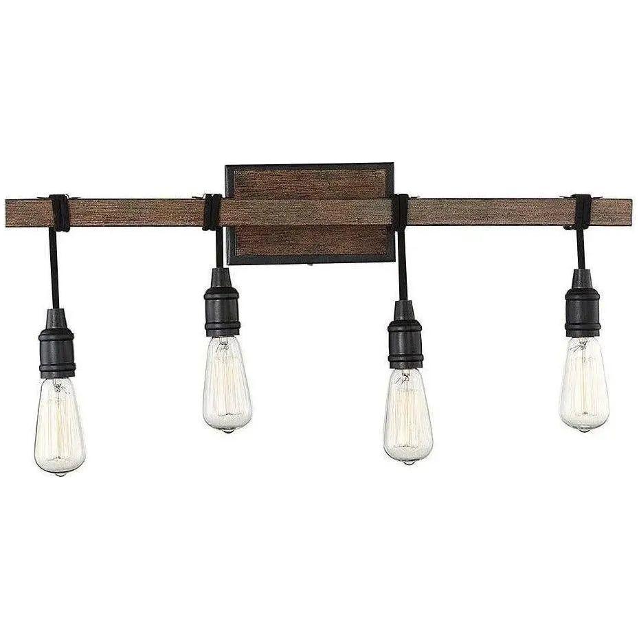 Savoy House - Burgess Four Light Bath Bar - 8-993-4-41 | Montreal Lighting & Hardware