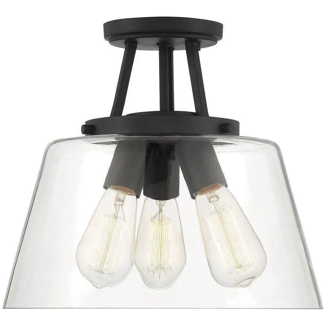 Savoy House - Calhoun Three Light Semi-Flush Mount - 6-1024-3-89 | Montreal Lighting & Hardware