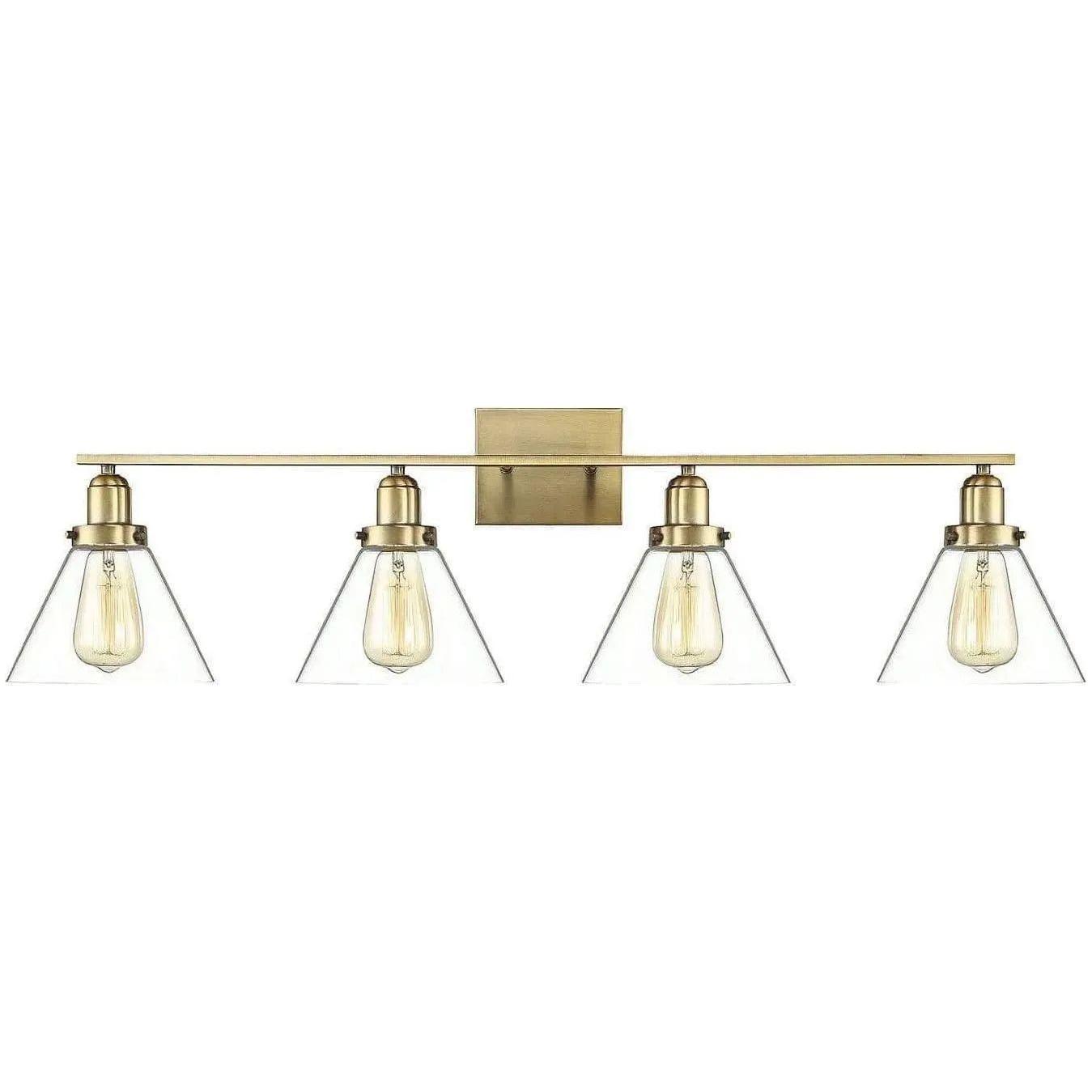 Savoy House - Drake Four Light Bath Bar - 8-9130-4-322 | Montreal Lighting & Hardware