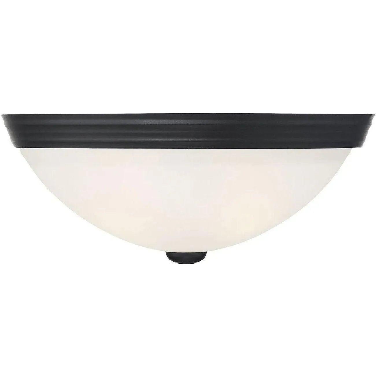 Savoy House - Flush Mount Two Light Flush Mount - 6-780-13-BK | Montreal Lighting & Hardware