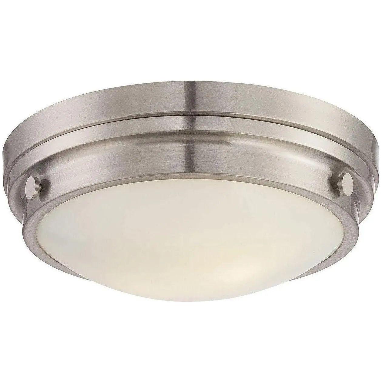 Savoy House - Lucerne Two Light Flush Mount - 6-3350-14-SN | Montreal Lighting & Hardware