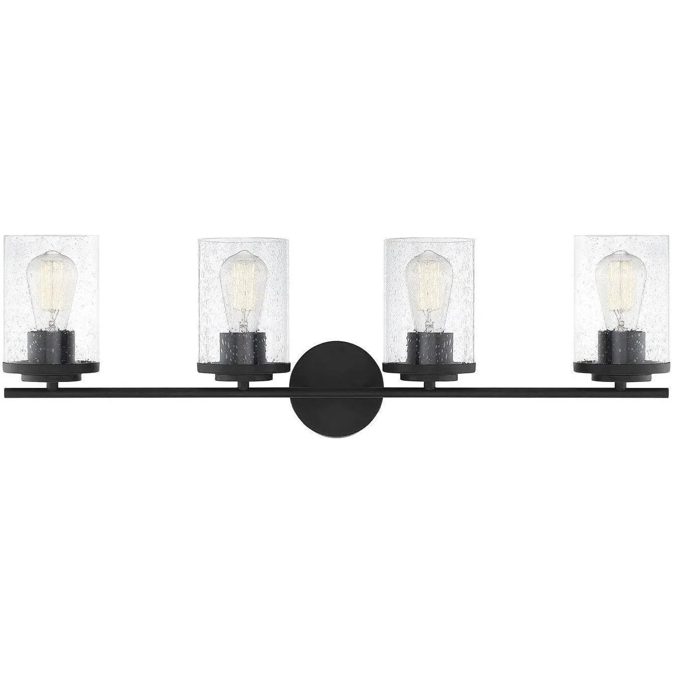 Savoy House - Marshall Four Light Bath Bar - 8-8020-4-BK | Montreal Lighting & Hardware