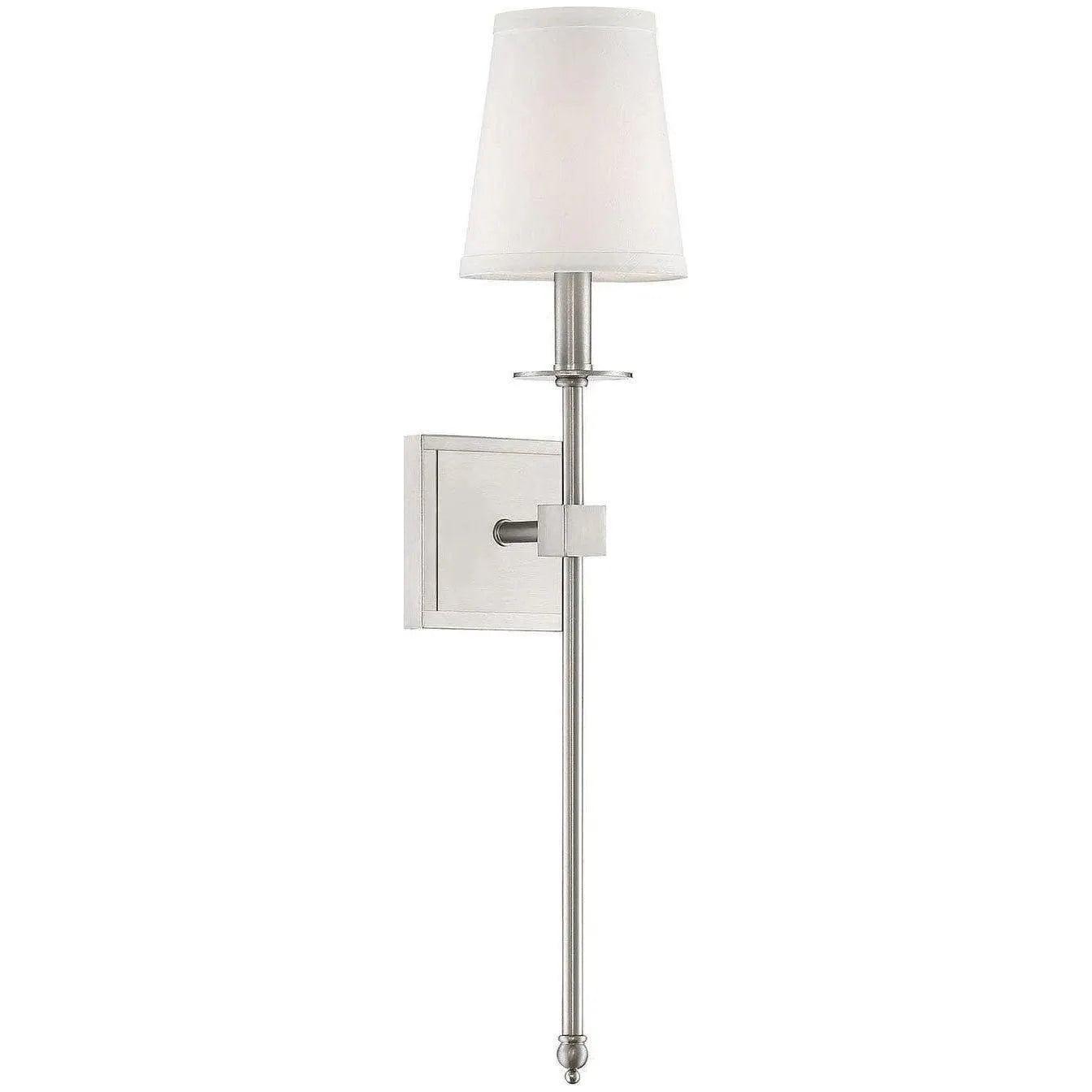 Savoy House - Monroe One Light Wall Sconce - 9-303-1-SN | Montreal Lighting & Hardware