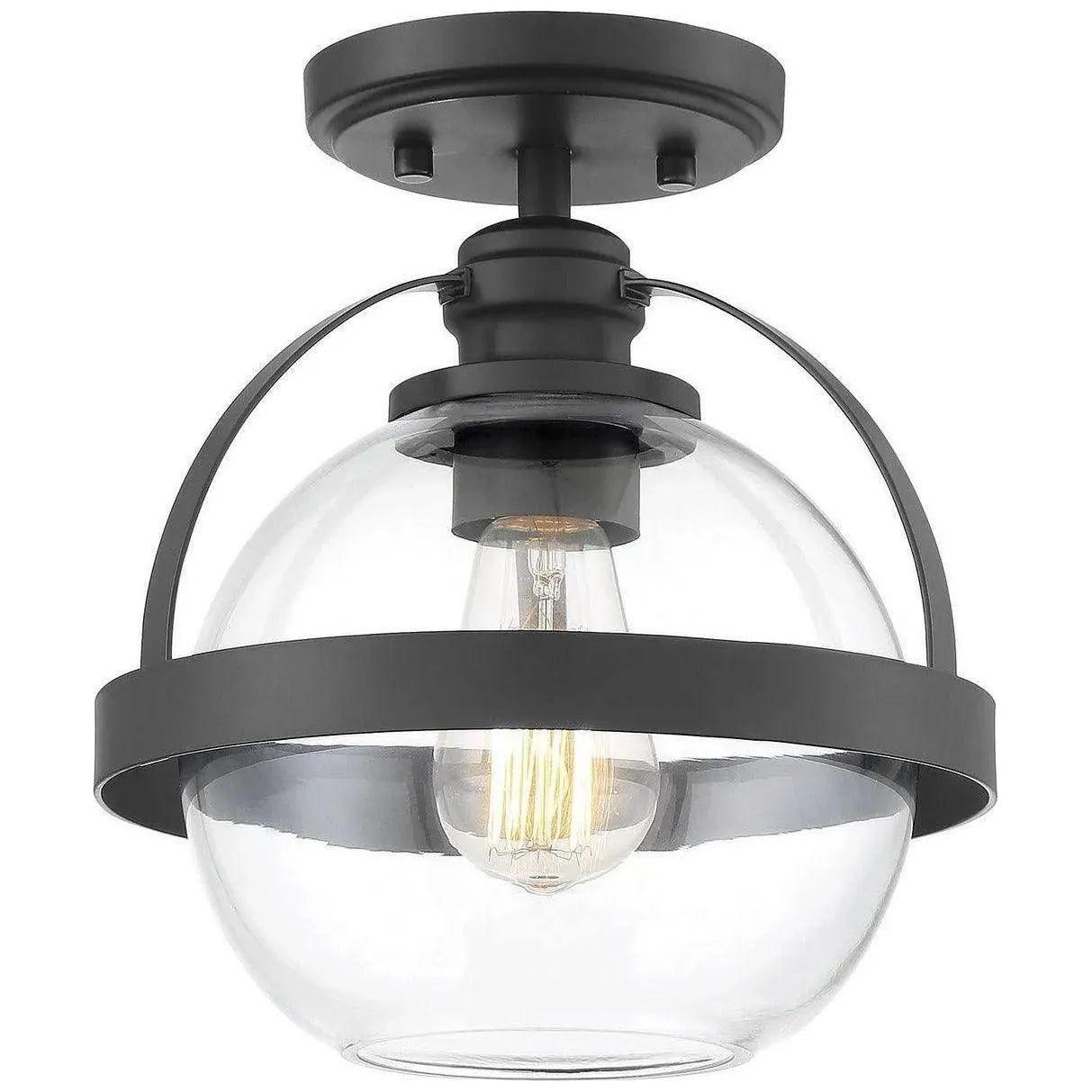 Savoy House - Pendleton One Light Semi-Flush Mount - 6-7200-1-89 | Montreal Lighting & Hardware