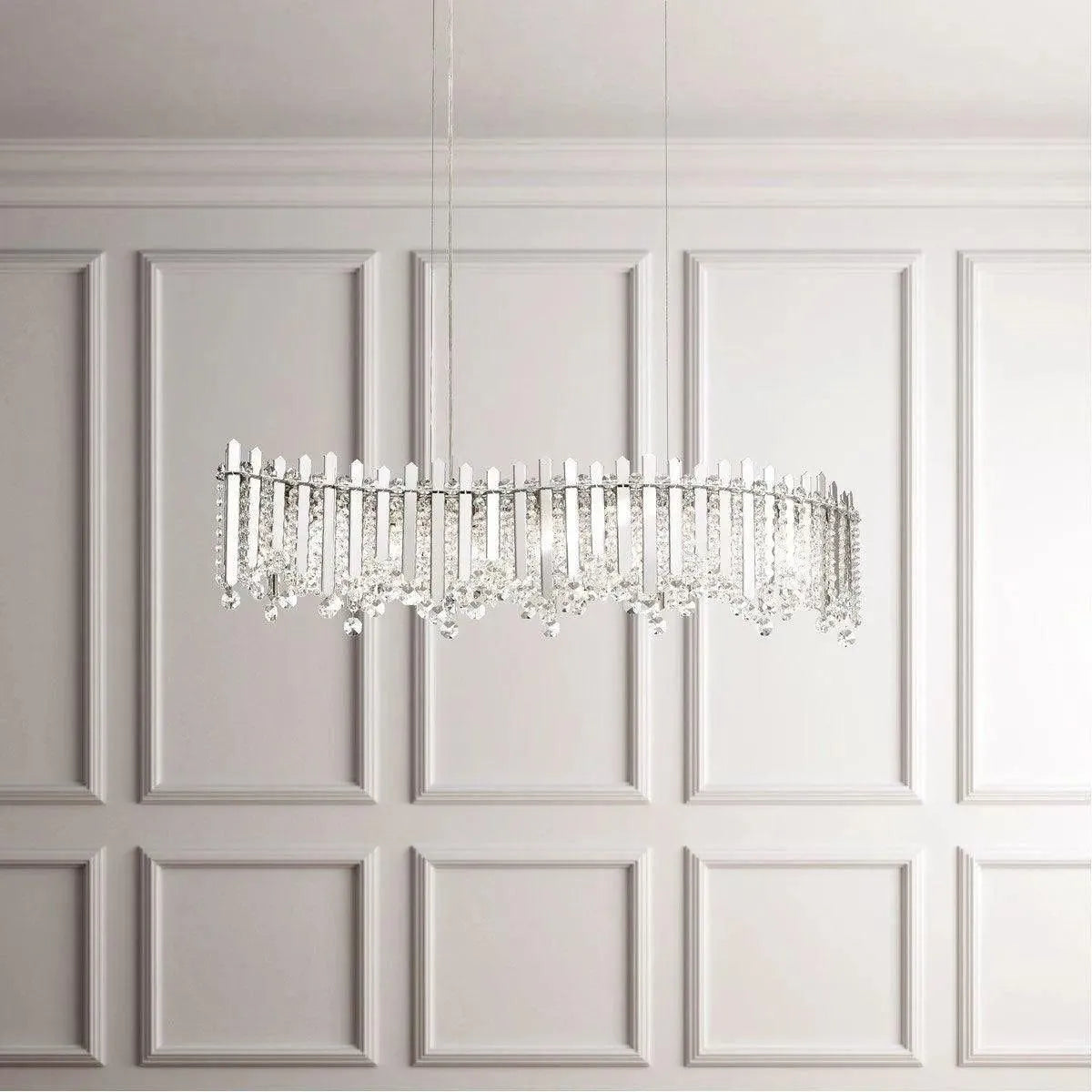 Schonbek 1870 - Chatter Linear Pendant - MX8346N-401S | Montreal Lighting & Hardware