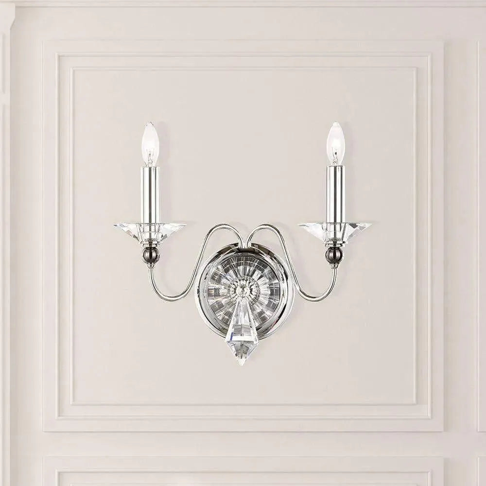 Schonbek 1870 - Jasmine Wall Sconce - 9672-40CL | Montreal Lighting & Hardware