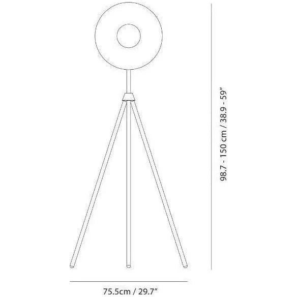 Seed Design - Apollo Floor Lamp - SLD-3638MFTE-BK | Montreal Lighting & Hardware