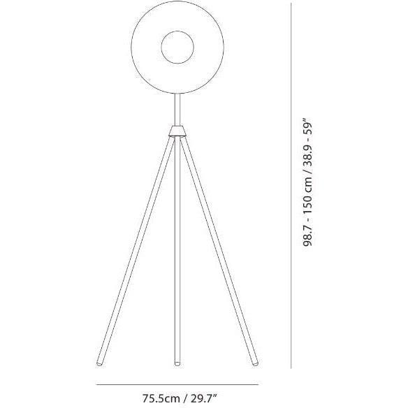 Seed Design - Apollo Floor Lamp - SLD-3638MFTE-BK | Montreal Lighting & Hardware