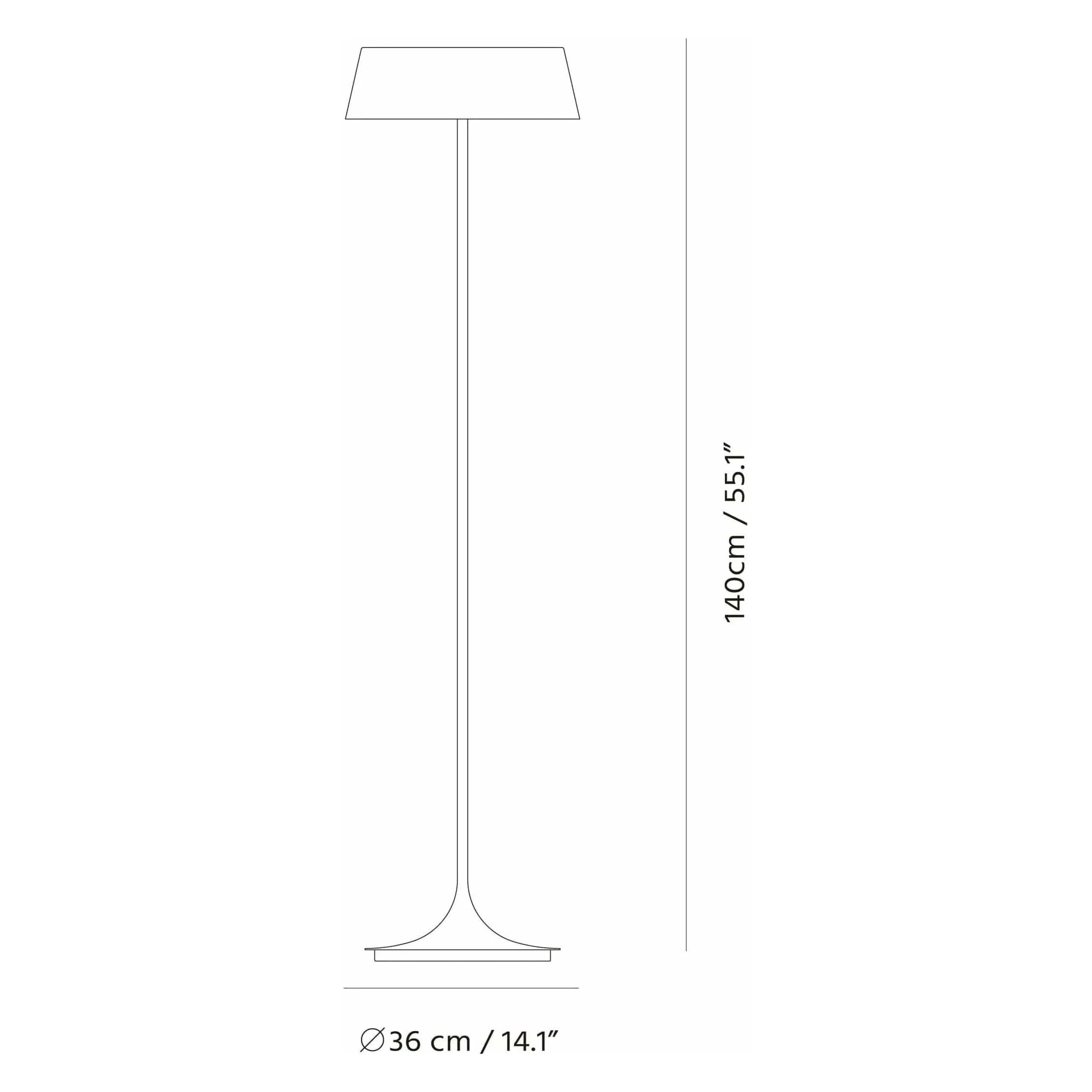 Seed Design - China LED Floor Lamp - SLD-6354MFE-BRS | Montreal Lighting & Hardware