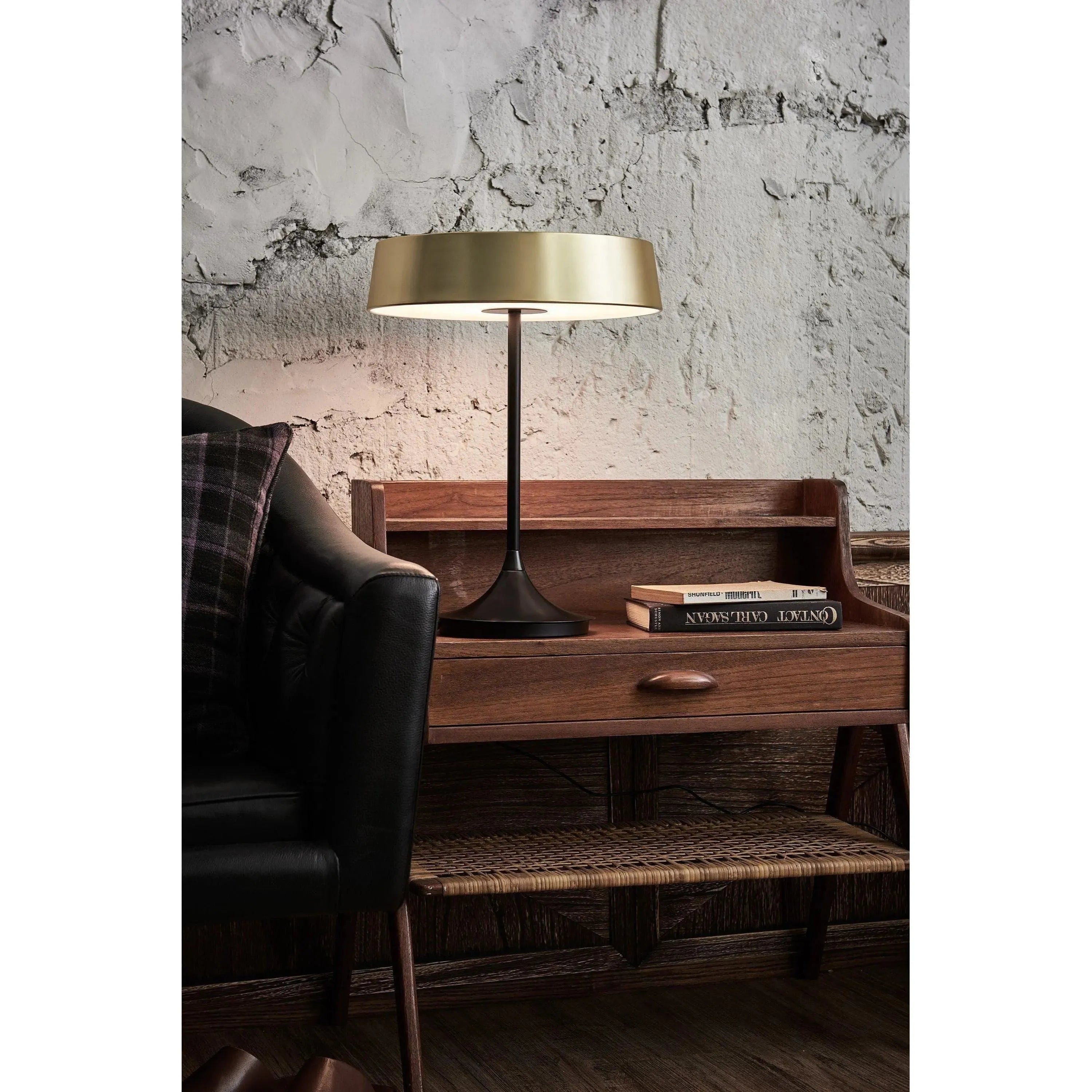 Seed Design - China LED Table Lamp - SLD-6354MDJ-BRS | Montreal Lighting & Hardware