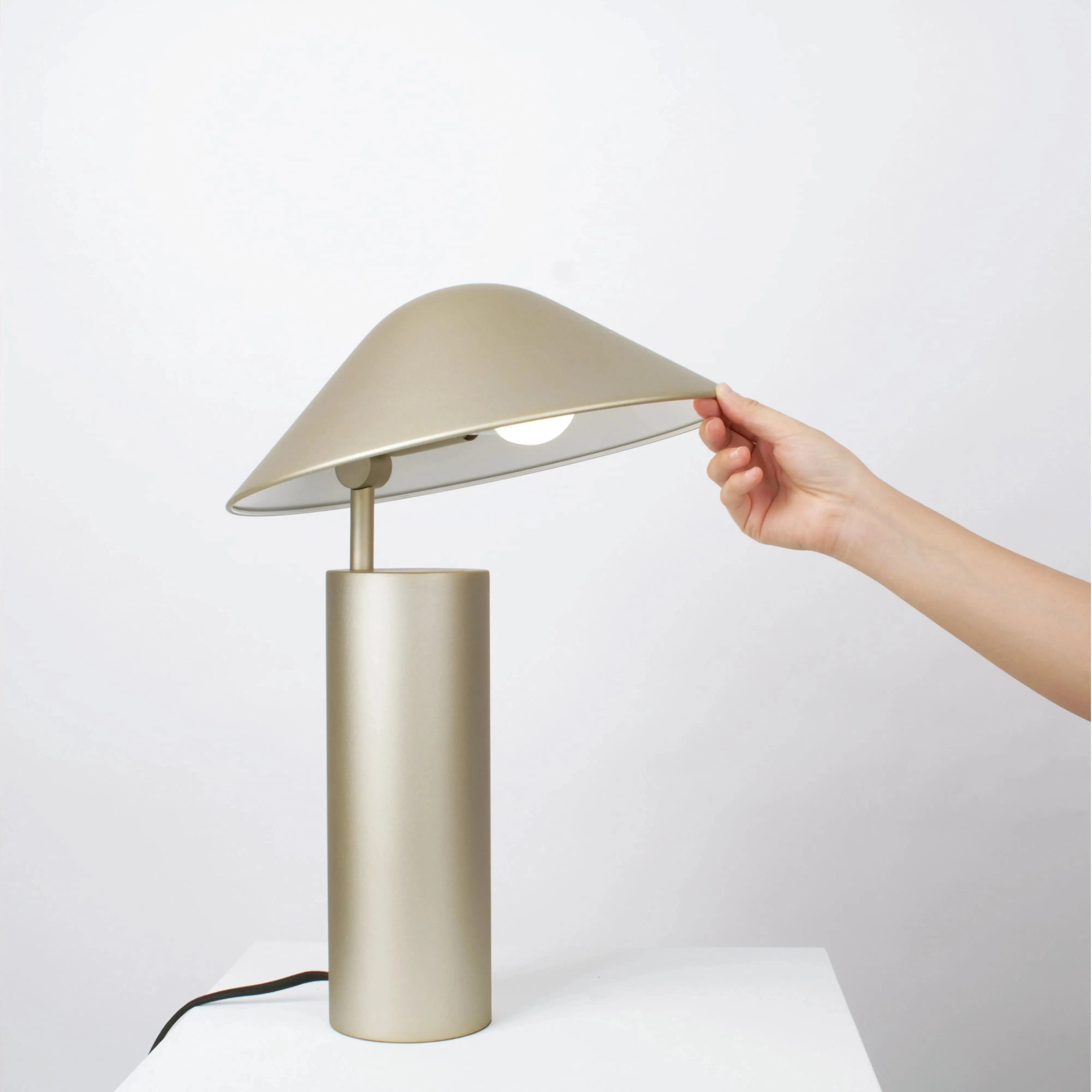 Seed Design - Damo Table Simple Lamp - SQ-339MDRS-BK | Montreal Lighting & Hardware
