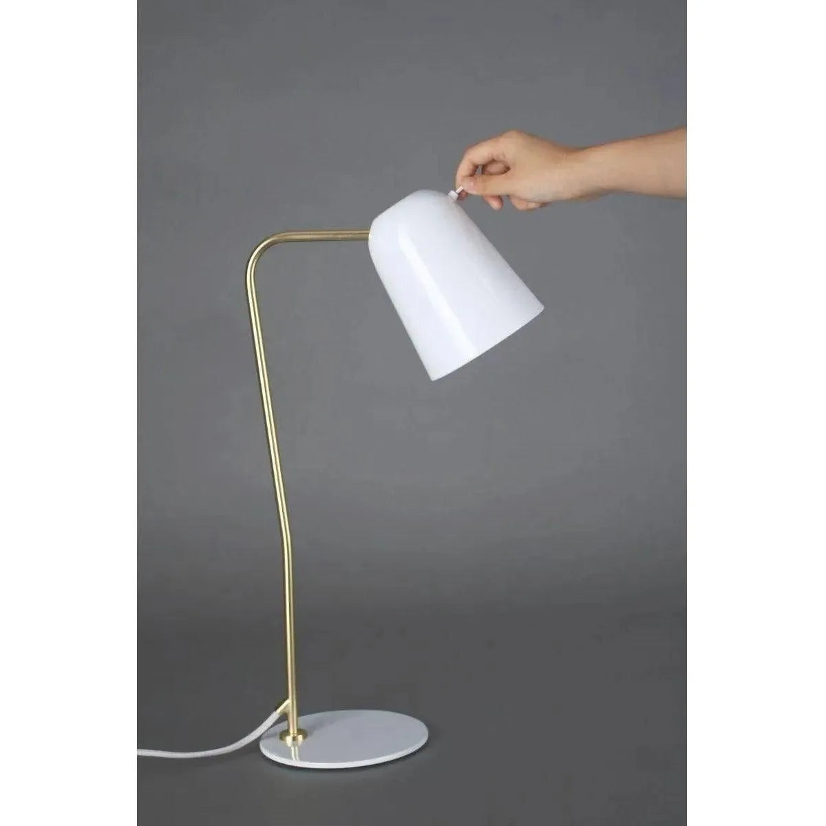 Seed Design - Dobi Table Lamp - SQ-2181D-WH | Montreal Lighting & Hardware