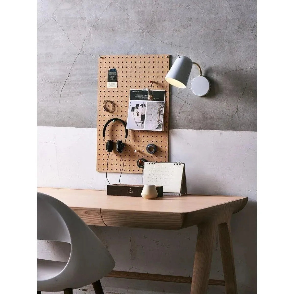 Seed Design - Dobi Wall Lamp - SQ-2181W-WH | Montreal Lighting & Hardware