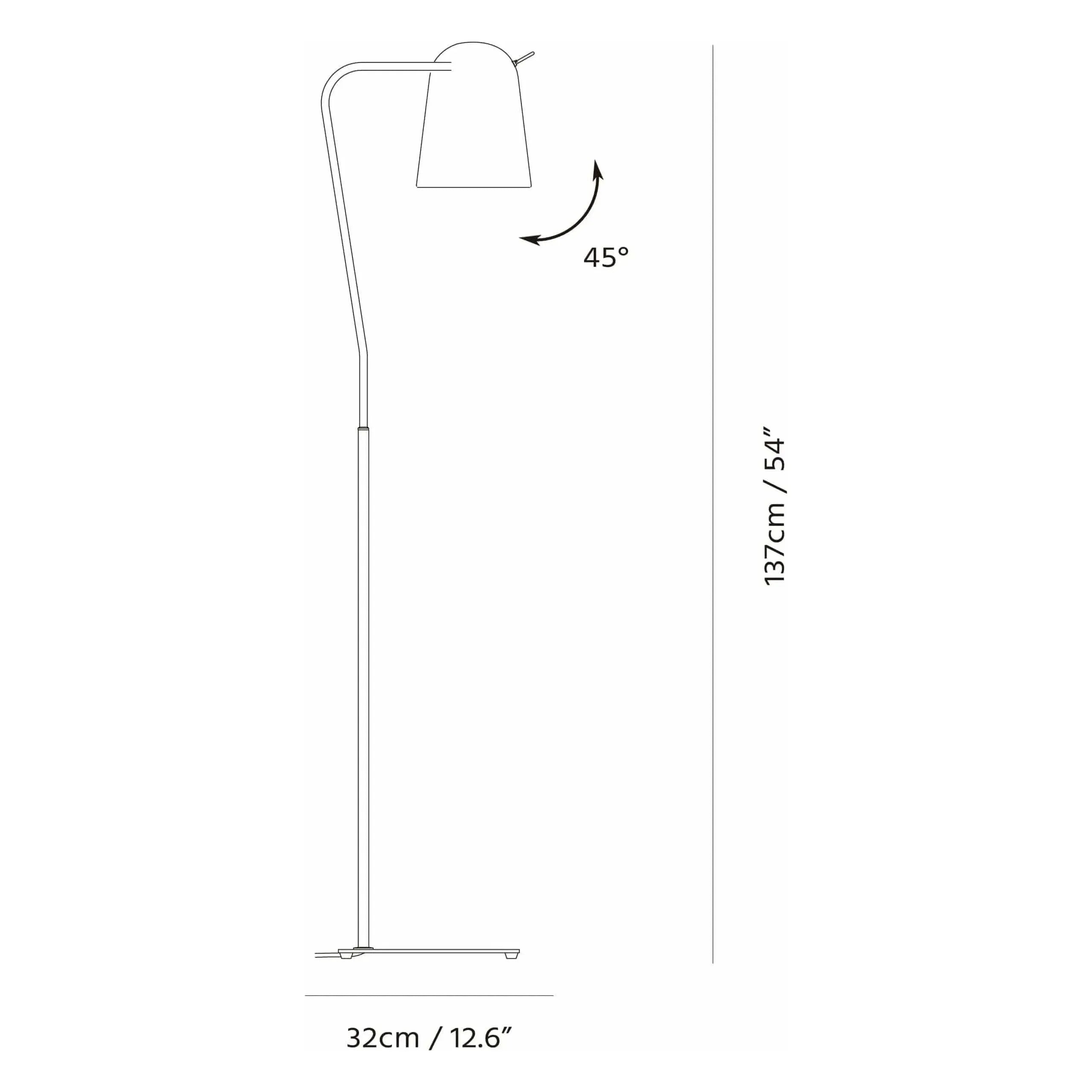 Seed Design - Dodo Floor Lamp - SQ-218FR-BK | Montreal Lighting & Hardware