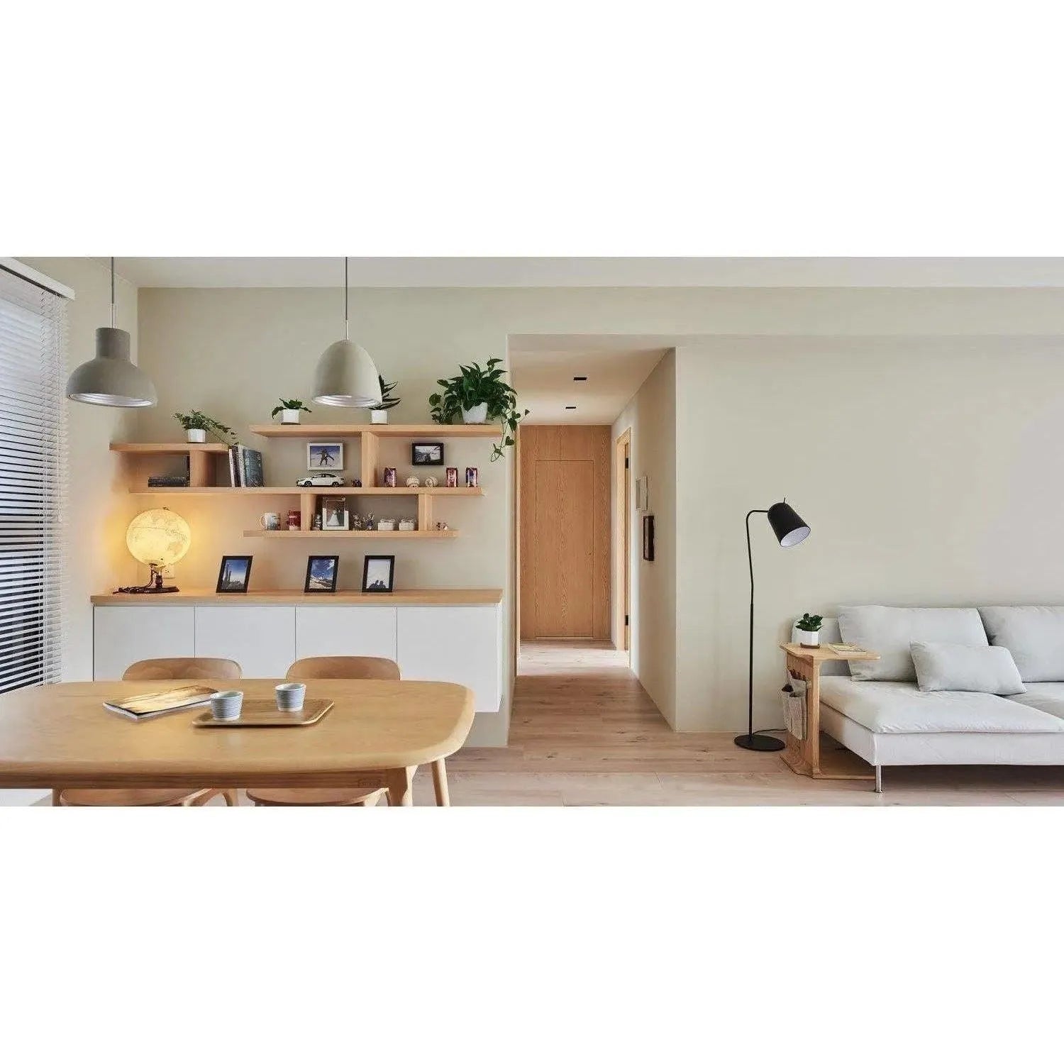 Seed Design - Dodo Floor Lamp - SQ-218FR-BK | Montreal Lighting & Hardware