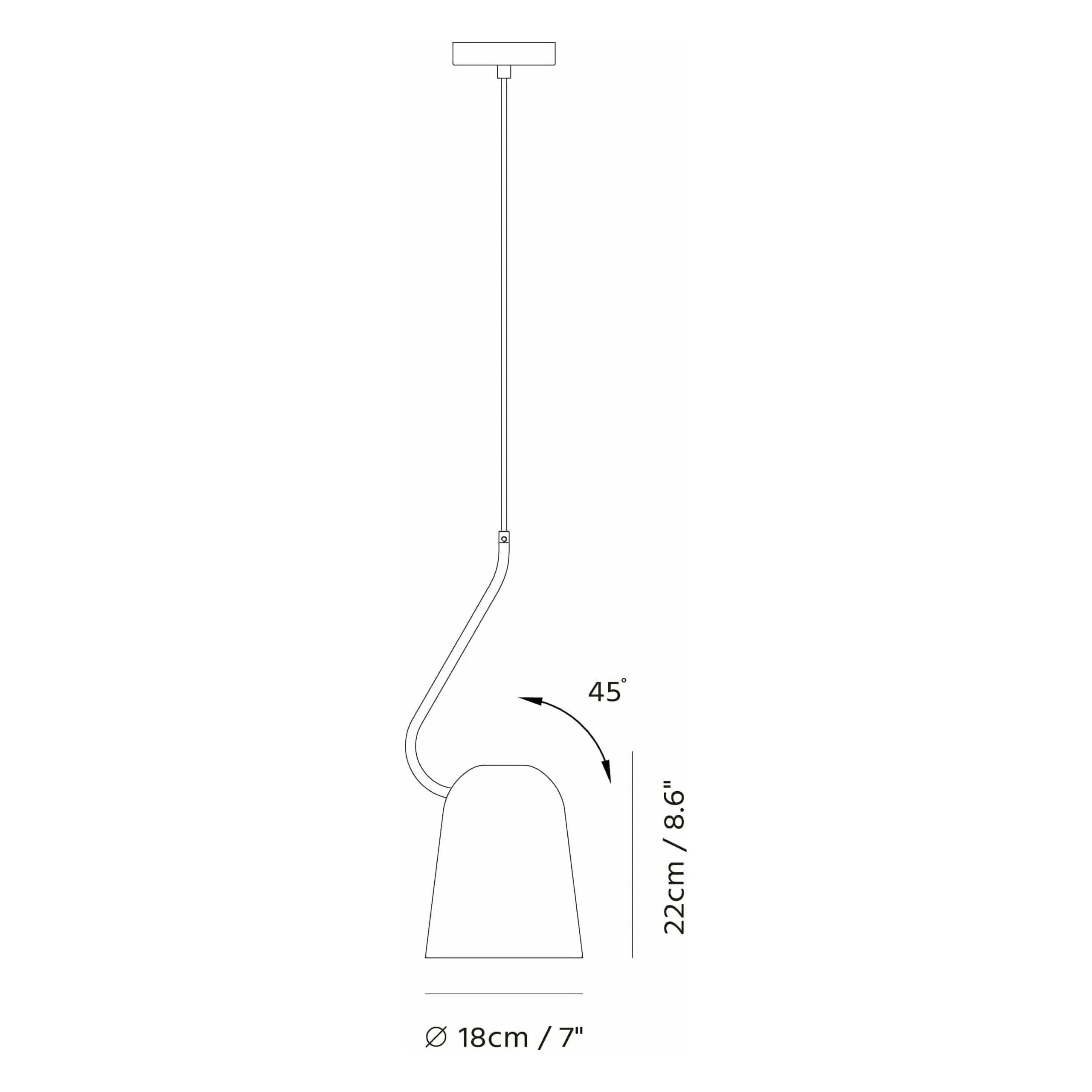 Seed Design - Dodo Pendant Light - SQ-218PS-BK | Montreal Lighting & Hardware