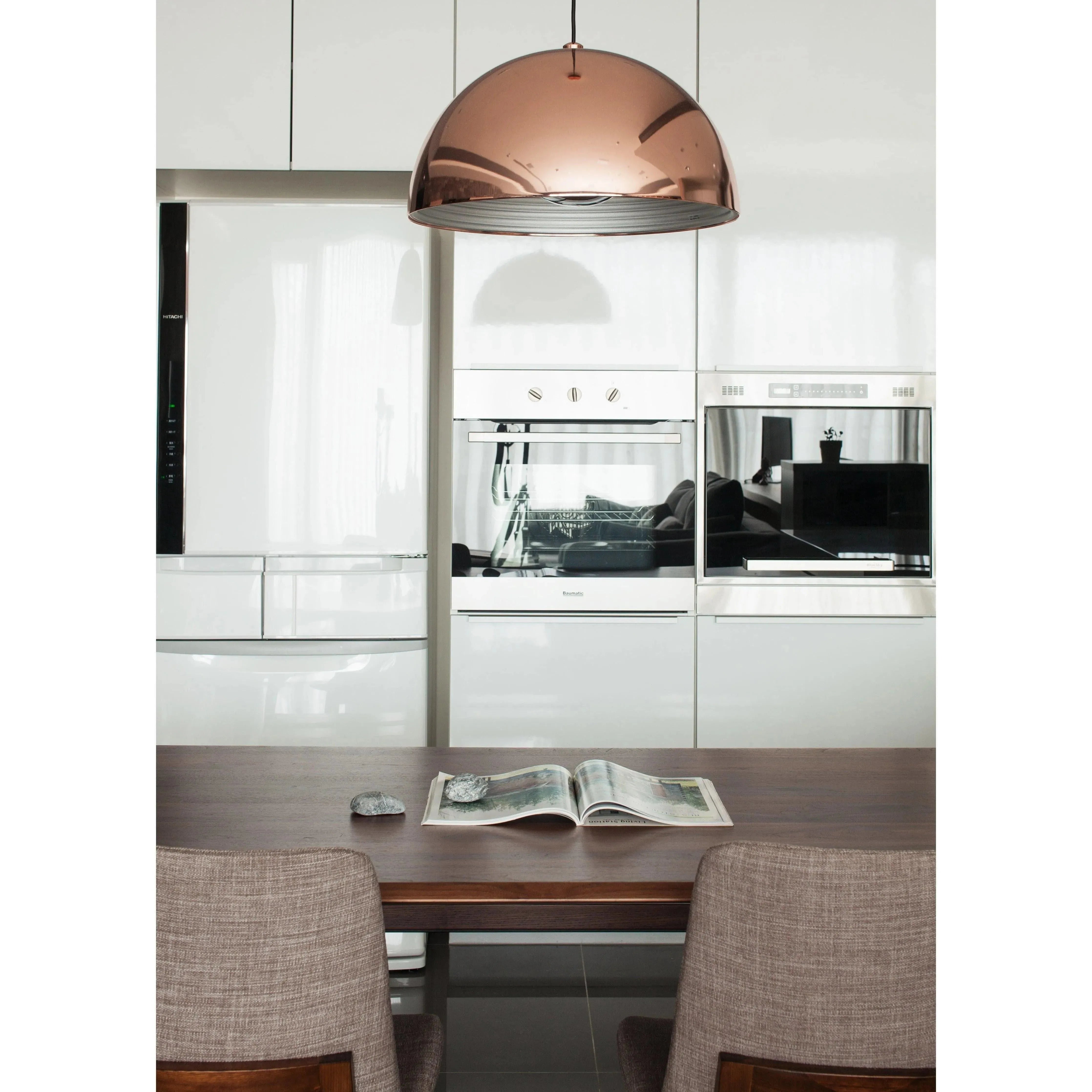 Seed Design - Dome Pendant Light - SQ-360MP-BK | Montreal Lighting & Hardware
