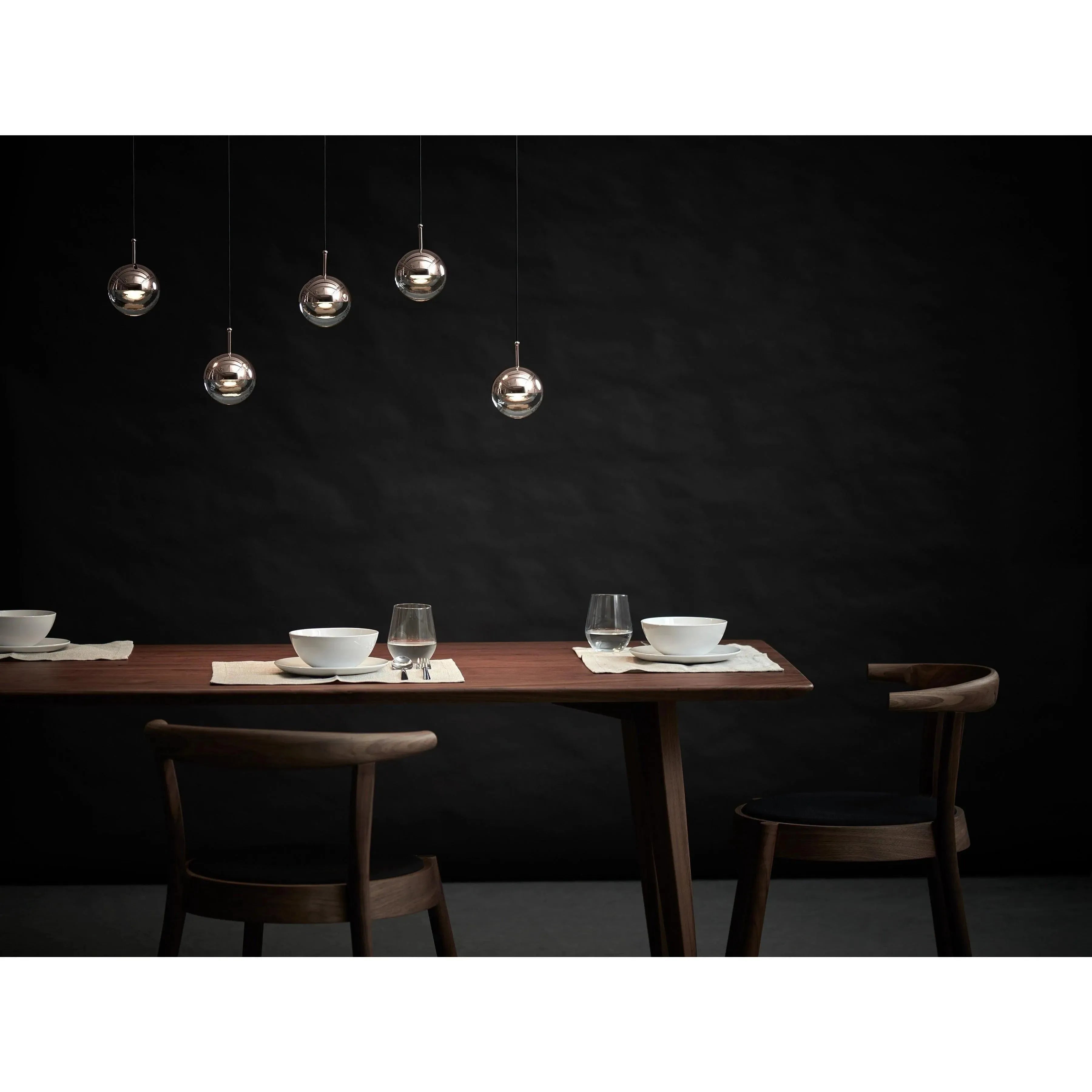 Seed Design - Dora Pendant Light 5 - SLD-1010PL5-CPR | Montreal Lighting & Hardware