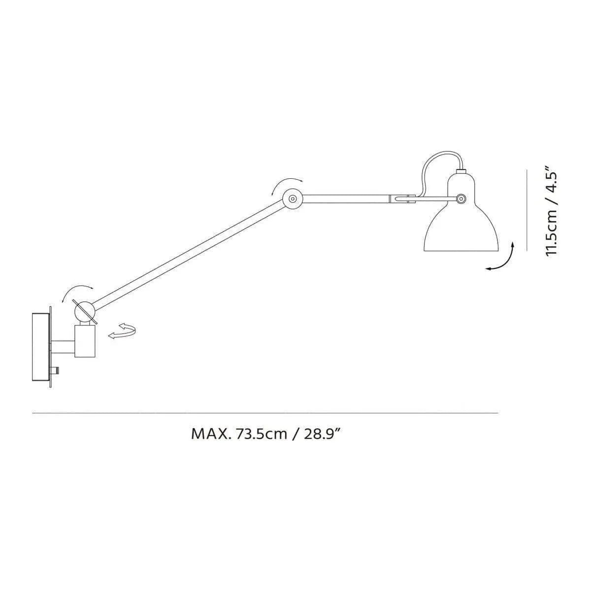 Seed Design - Laito Gentle Wall Lamp - SQ-793MWRL | Montreal Lighting & Hardware