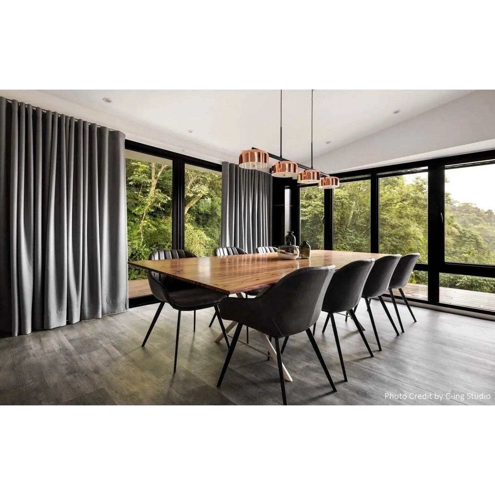 Seed Design - Lalu+ Pendant Light - SQ-250MCTR4-CPR | Montreal Lighting & Hardware