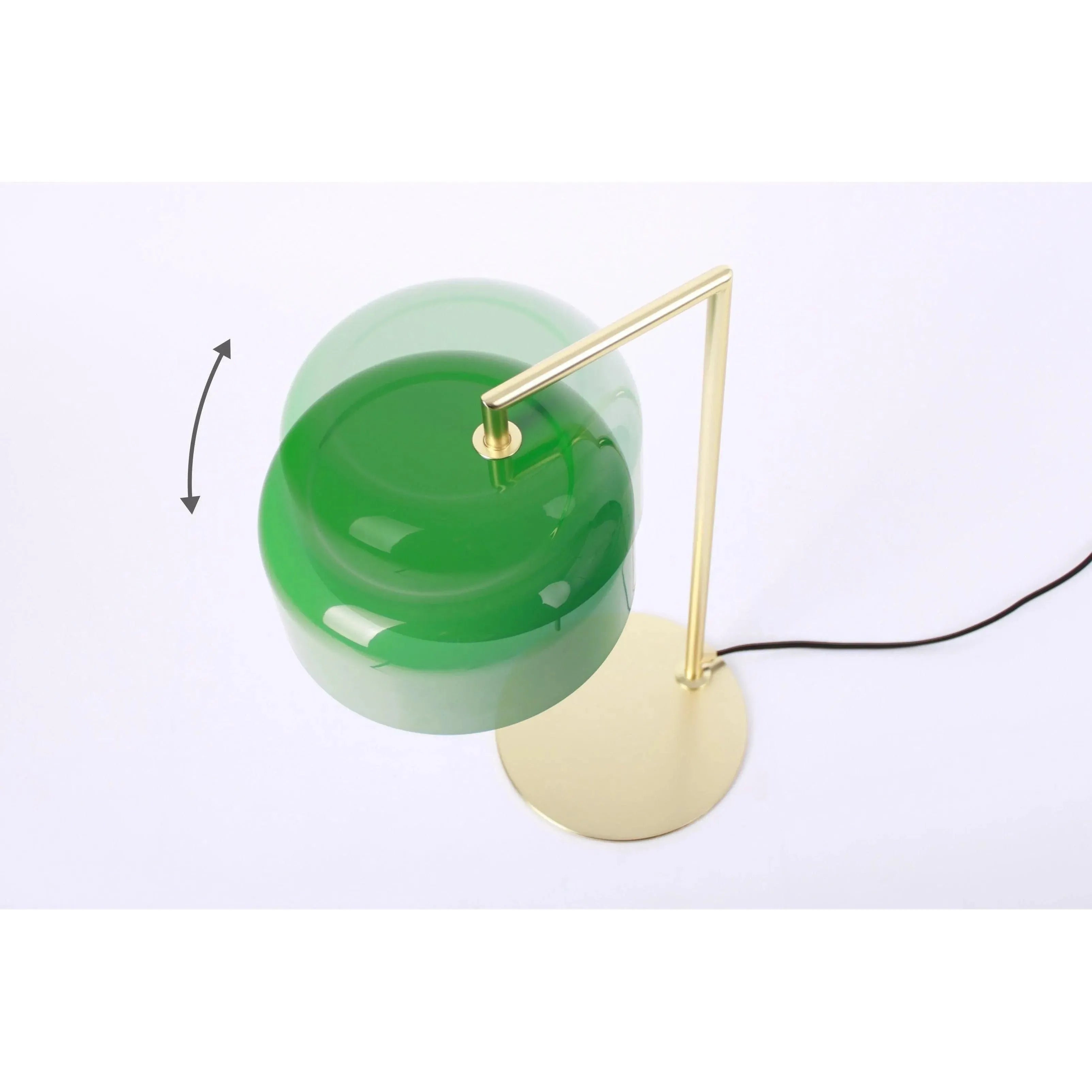 Seed Design - Lalu+ Table Lamp - SQ-250MDR-CPR | Montreal Lighting & Hardware