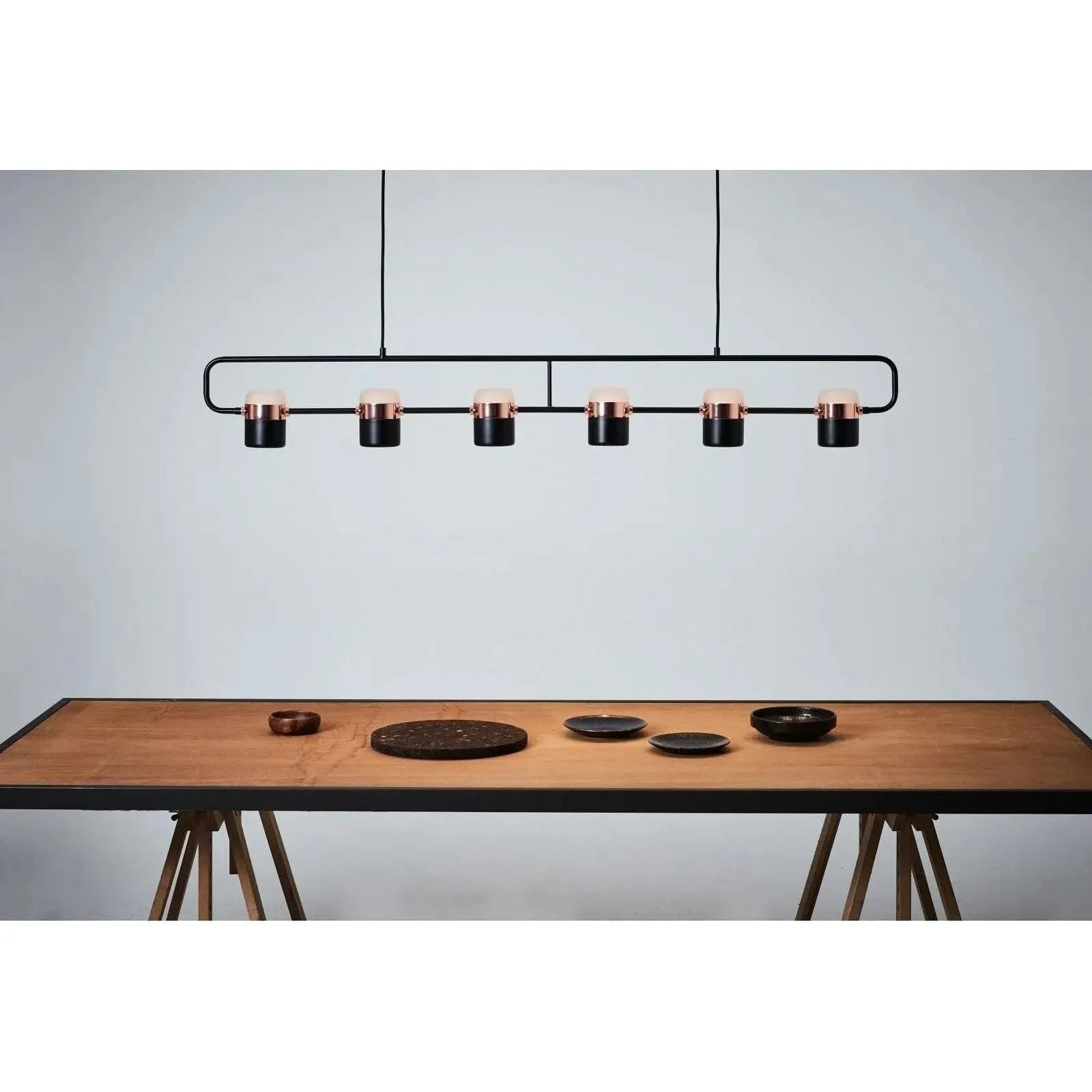Seed Design - Ling Pendant Light 6 - SLD-80PF6-BK | Montreal Lighting & Hardware