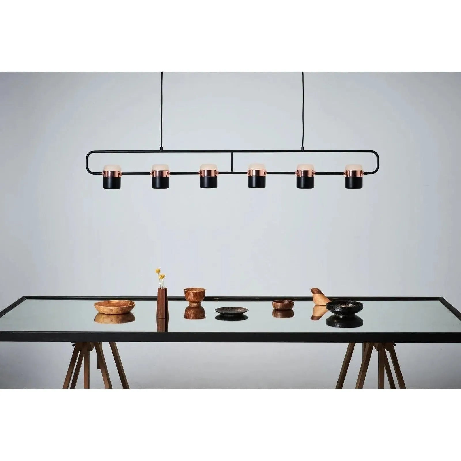 Seed Design - Ling Pendant Light 6 - SLD-80PF6-BK | Montreal Lighting & Hardware