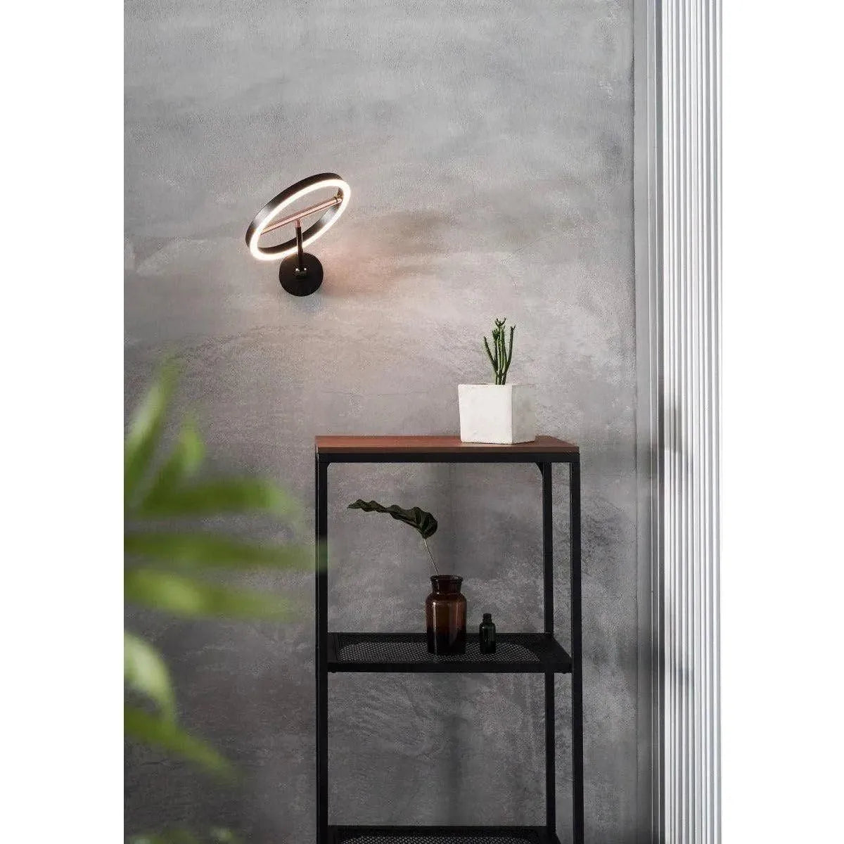 Seed Design - SOL Wall Lamp - SLD-250WRTE-BK | Montreal Lighting & Hardware