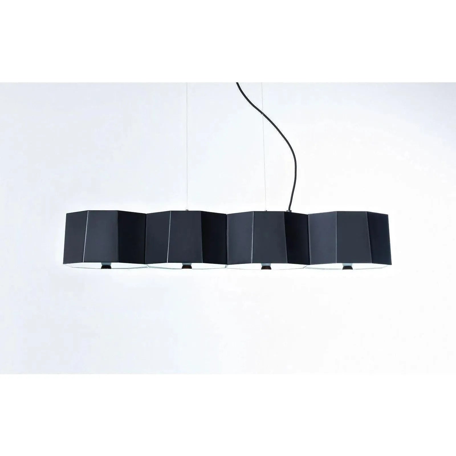 Seed Design - Zhe Pendant Light 4 - SQ-2322MPL4-BK | Montreal Lighting & Hardware