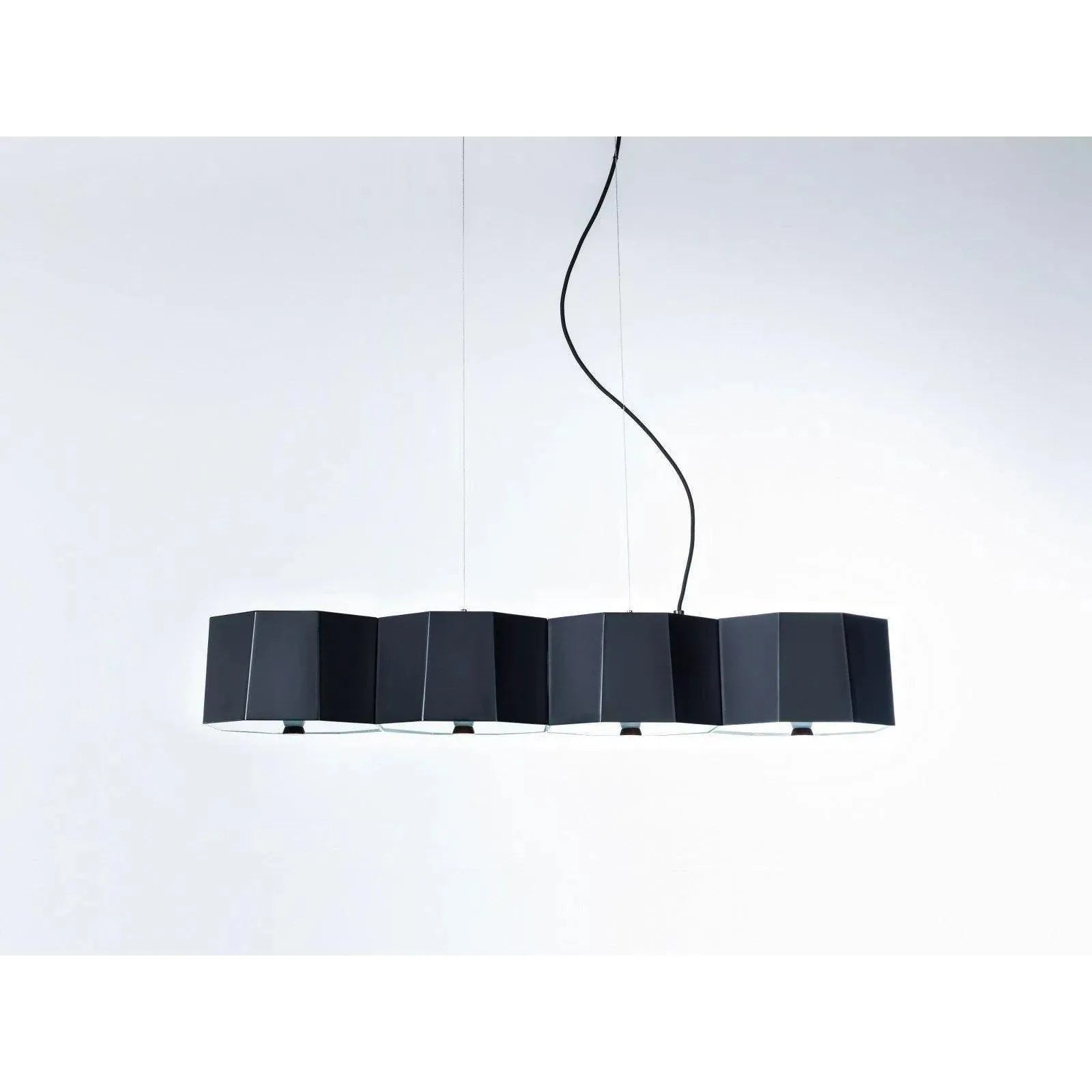 Seed Design - Zhe Pendant Light 4 - SQ-2322MPL4-BK | Montreal Lighting & Hardware