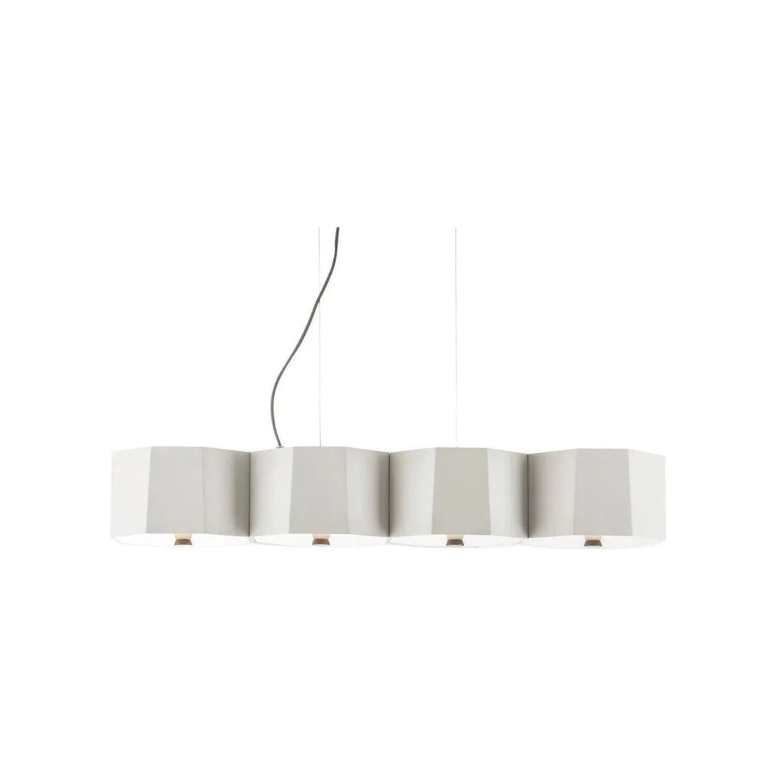Seed Design - Zhe Pendant Light 4 - SQ-2322MPL4-WH | Montreal Lighting & Hardware
